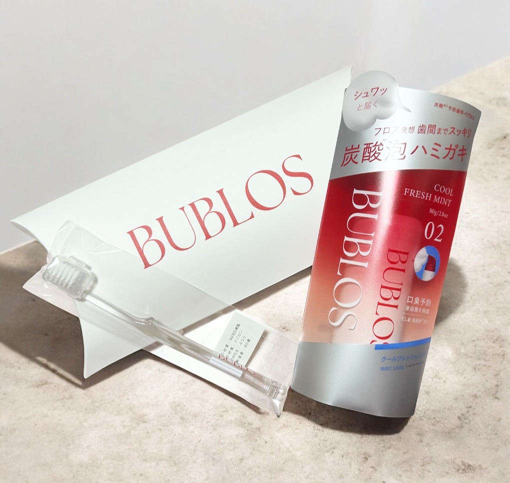 バブロス　炭酸泡ハミガキ クールフレッシュミント/BUBLOS/歯磨き粉を使ったクチコミ（1枚目）
