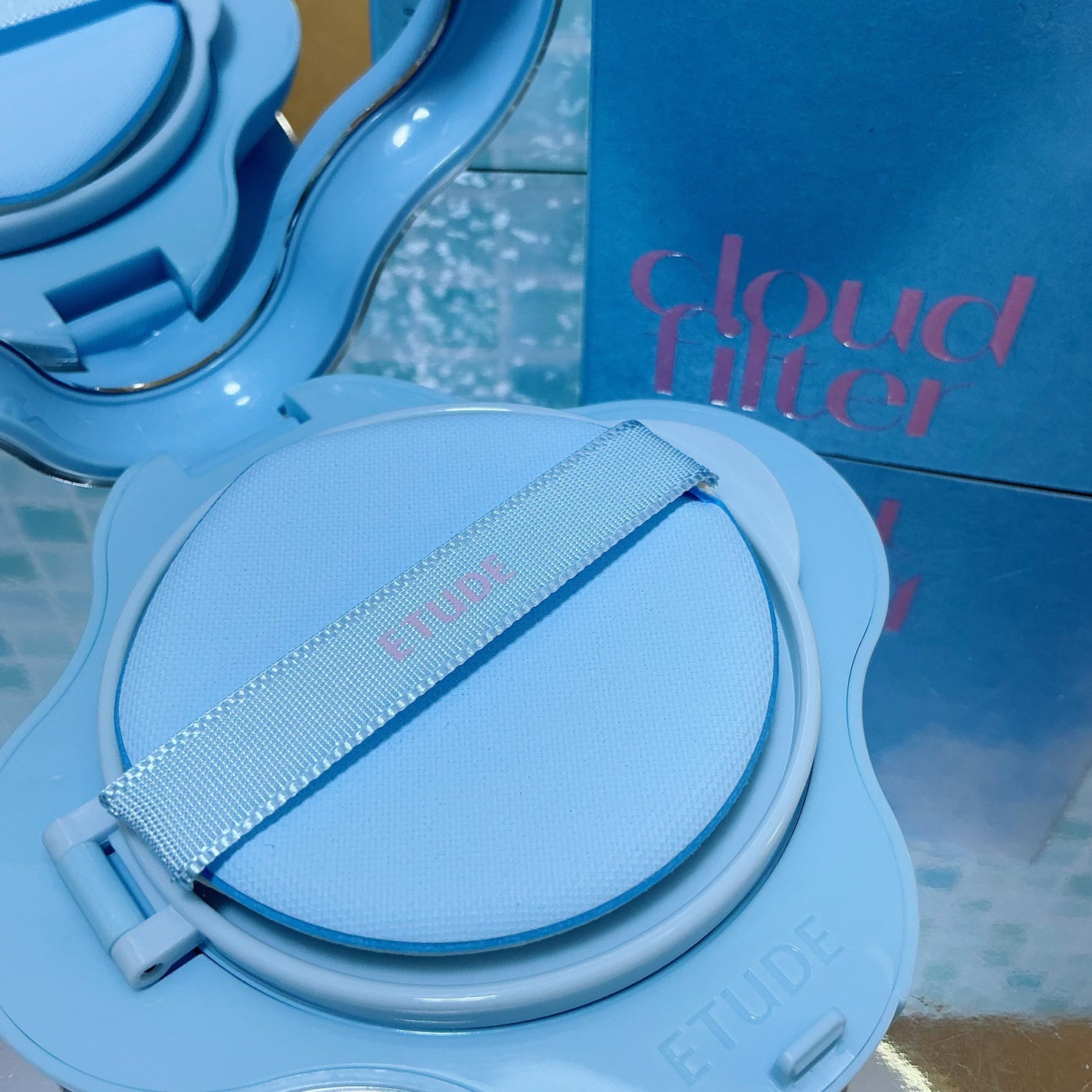 クラウドフィルタークッション/ETUDE/クッションファンデーションを使ったクチコミ(3枚目)