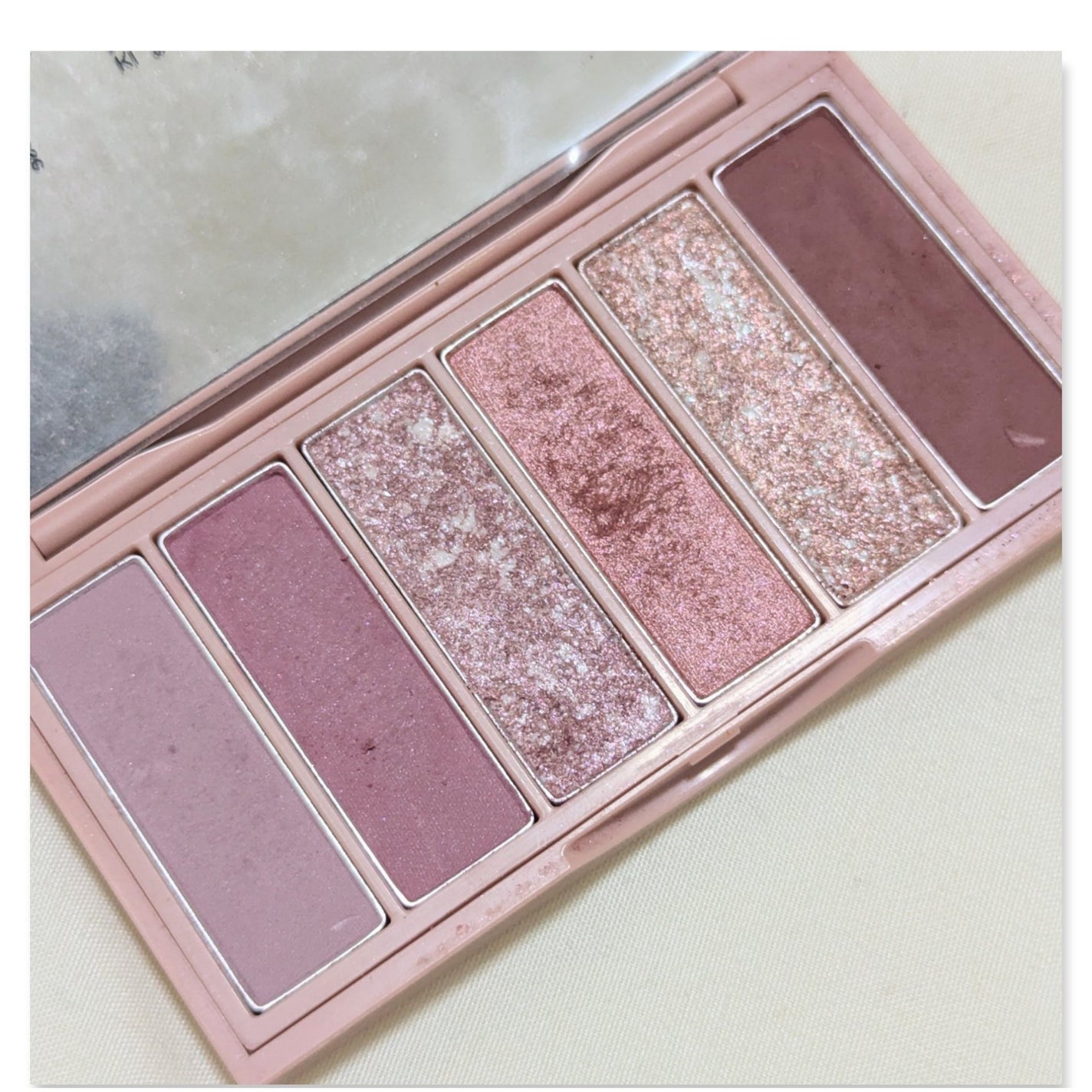 プレイカラーアイズミニ ローズボム/ETUDE/アイシャドウパレットを使ったクチコミ(3枚目)