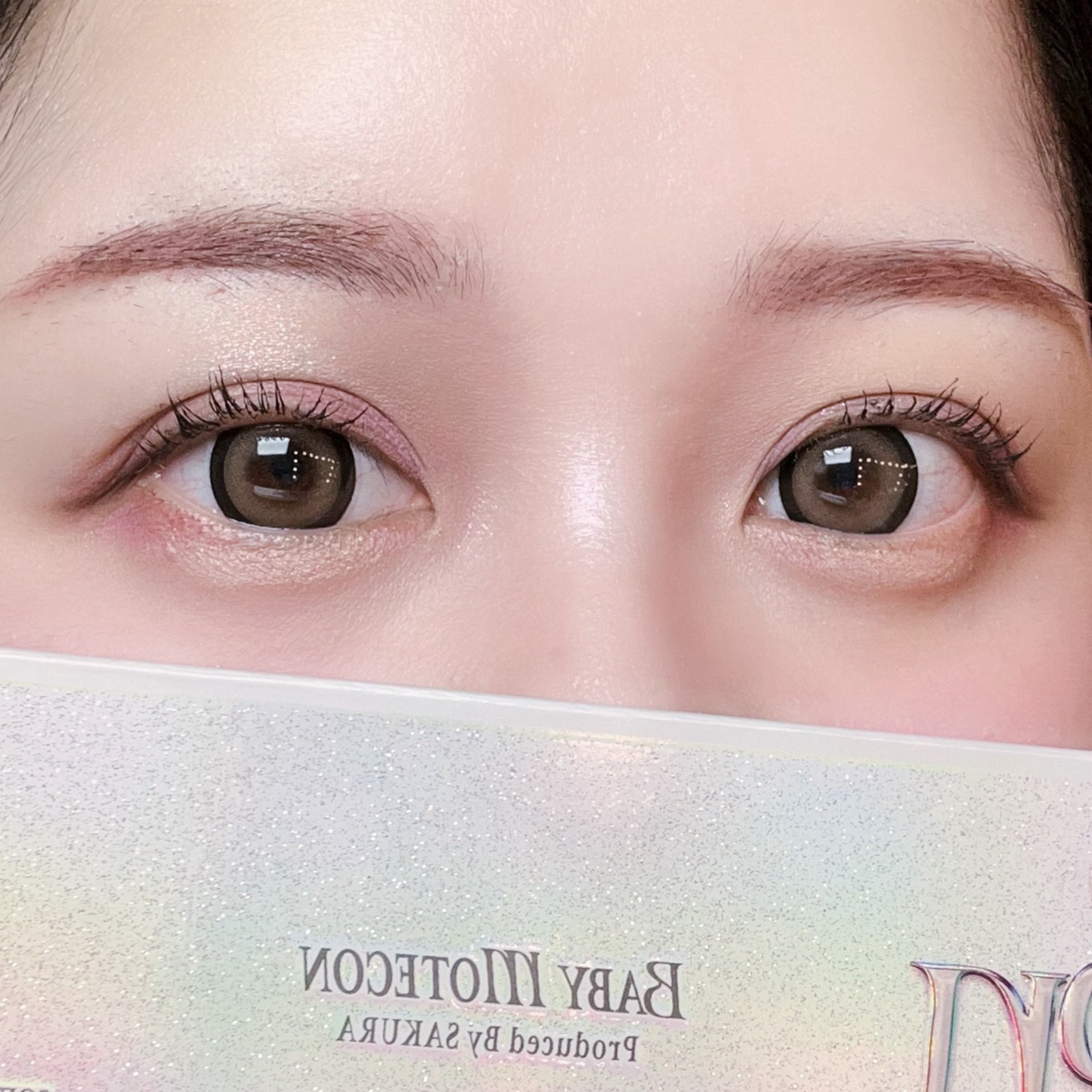 BABY MOTECON Produced By SAKURA/モテコン/ワンデー（１DAY）カラコンを使ったクチコミ（1枚目）