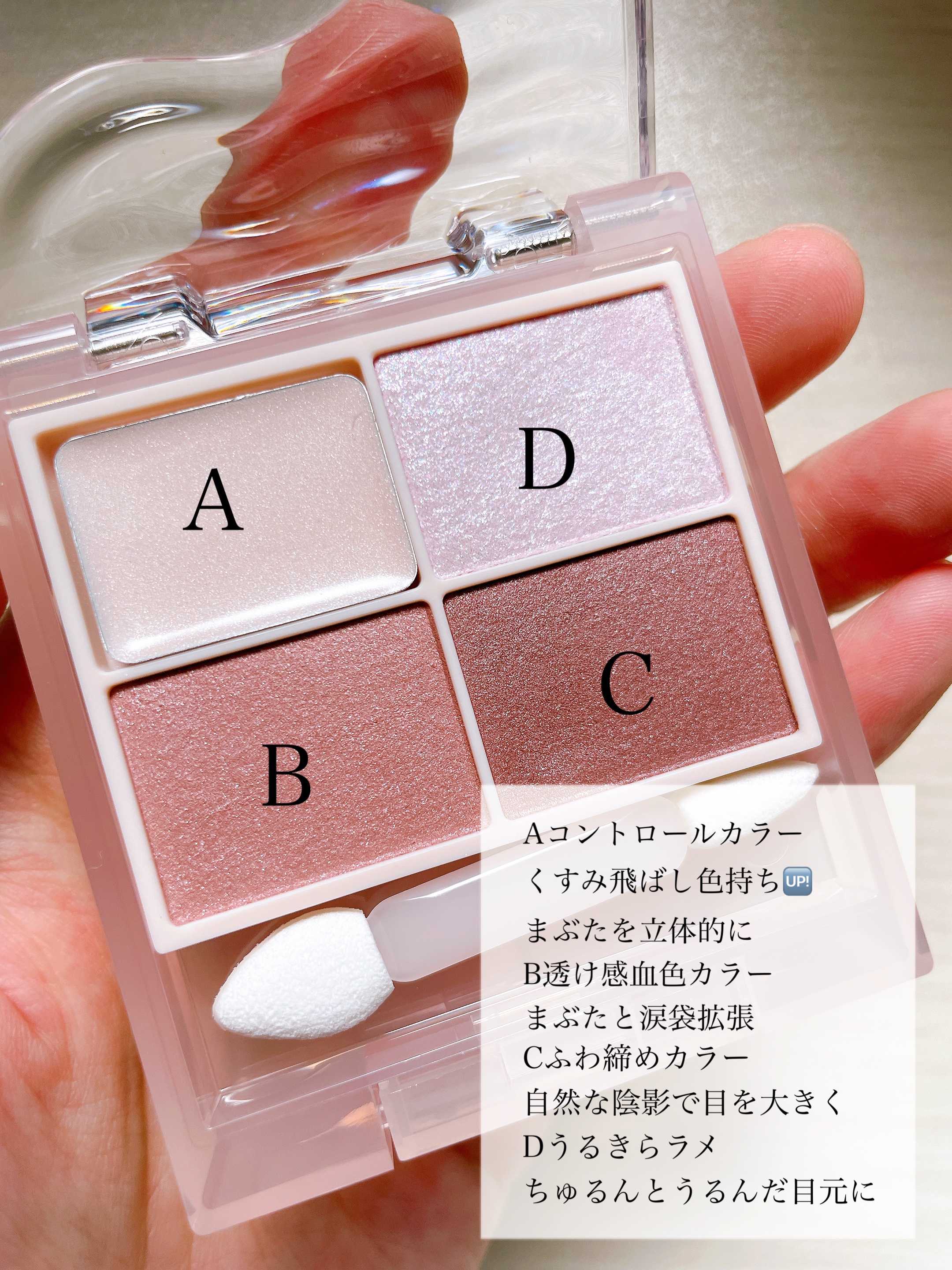 キス ズームアイポーション/KiSS/アイシャドウパレットを使ったクチコミ（2枚目）