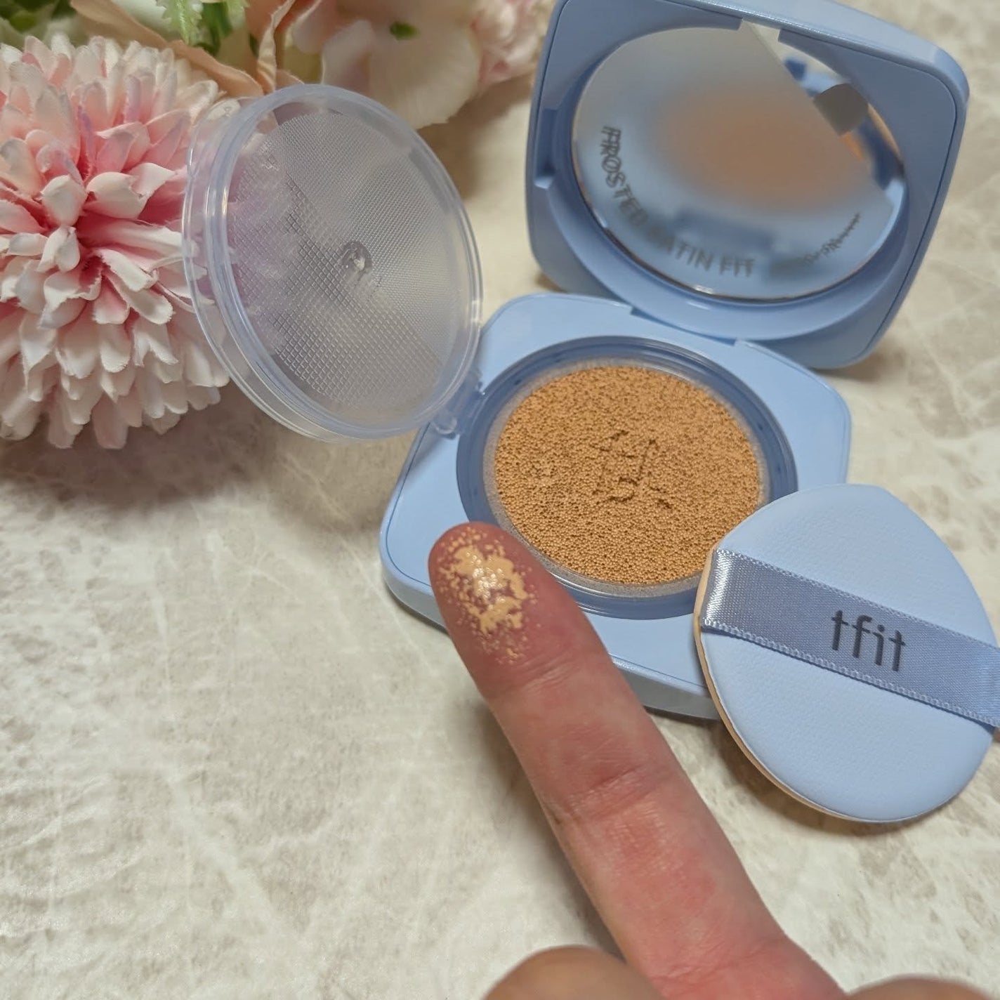 アイシーフィットカバークッションEX/TFIT/クッションファンデーションを使ったクチコミ(6枚目)