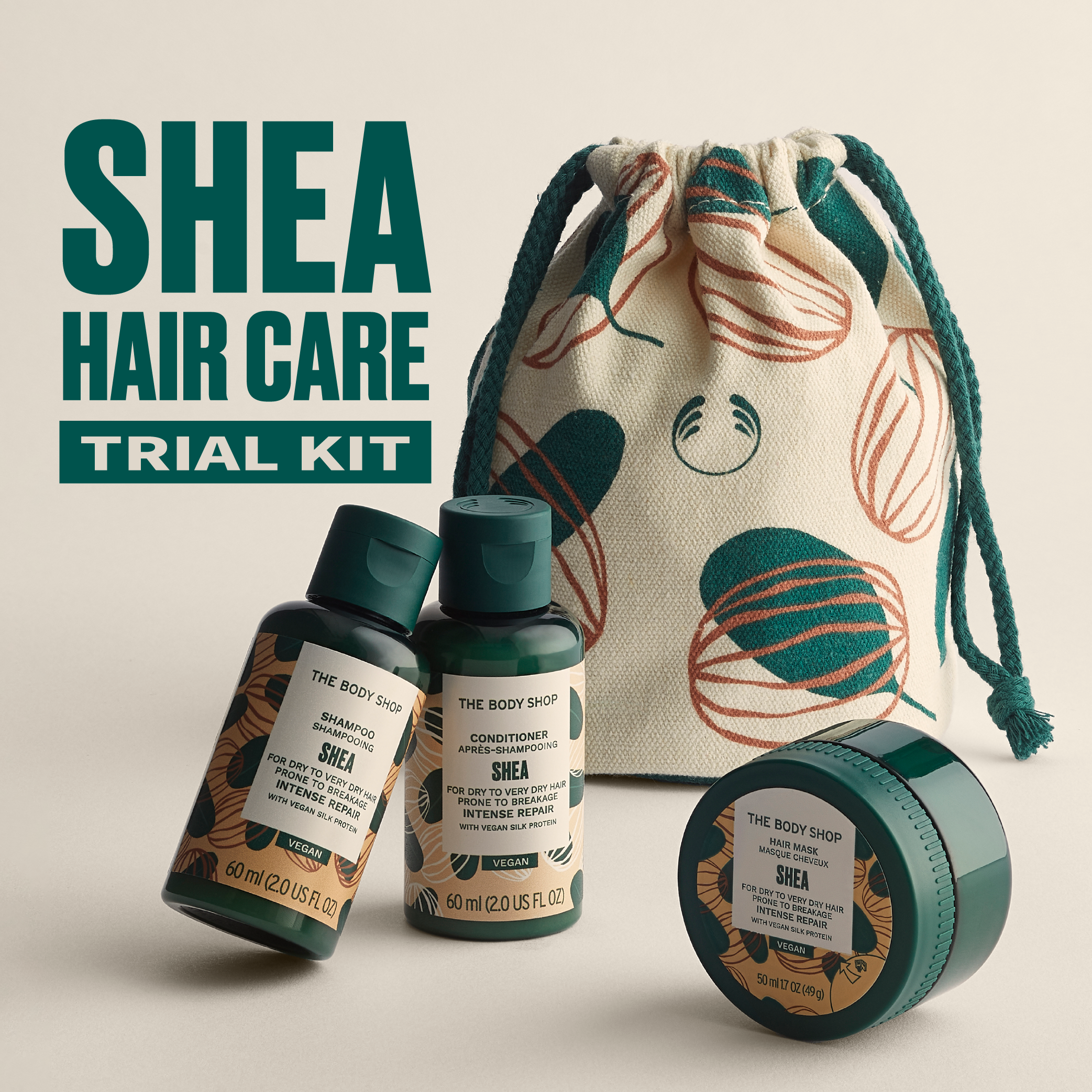 SB ヘアケア トライアル キット/THE BODY SHOP/ヘアケア・スタイリングを使ったクチコミ（1枚目）