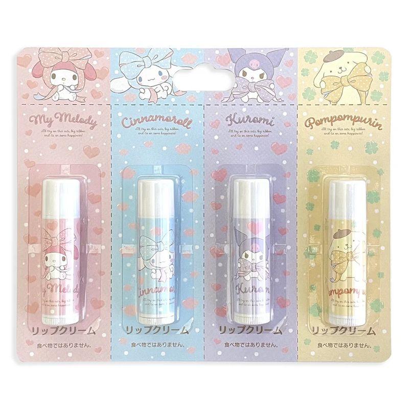 あすなろ舎 サンリオキャラクターズ リップクリーム 4本セット