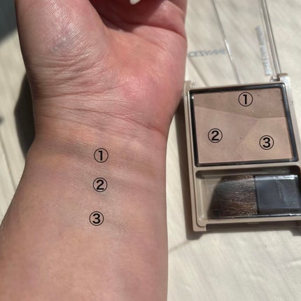 ブレンドカラーシェーディング/CEZANNE/シェーディングを使ったクチコミ(6枚目)