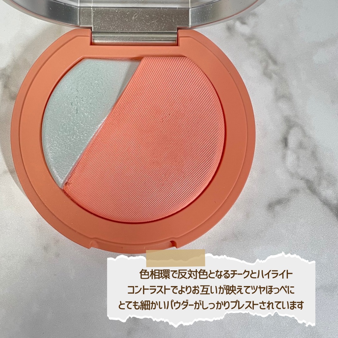 3CE ブラッシュライター/3CE/パウダーチークを使ったクチコミ（3枚目）