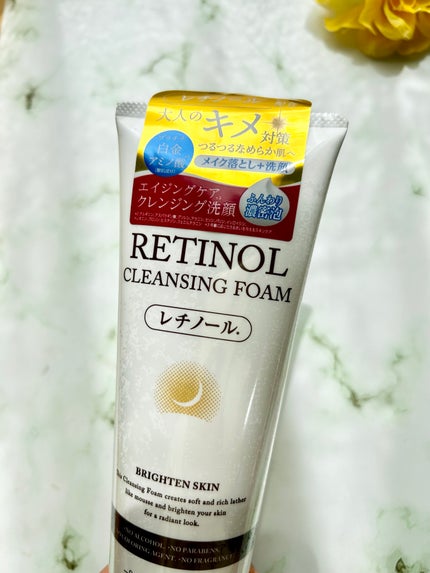 プラチナレーベル レチノール(*2)配合クレンジング洗顔/プラチナレーベル/洗顔フォームを使ったクチコミ(6枚目)