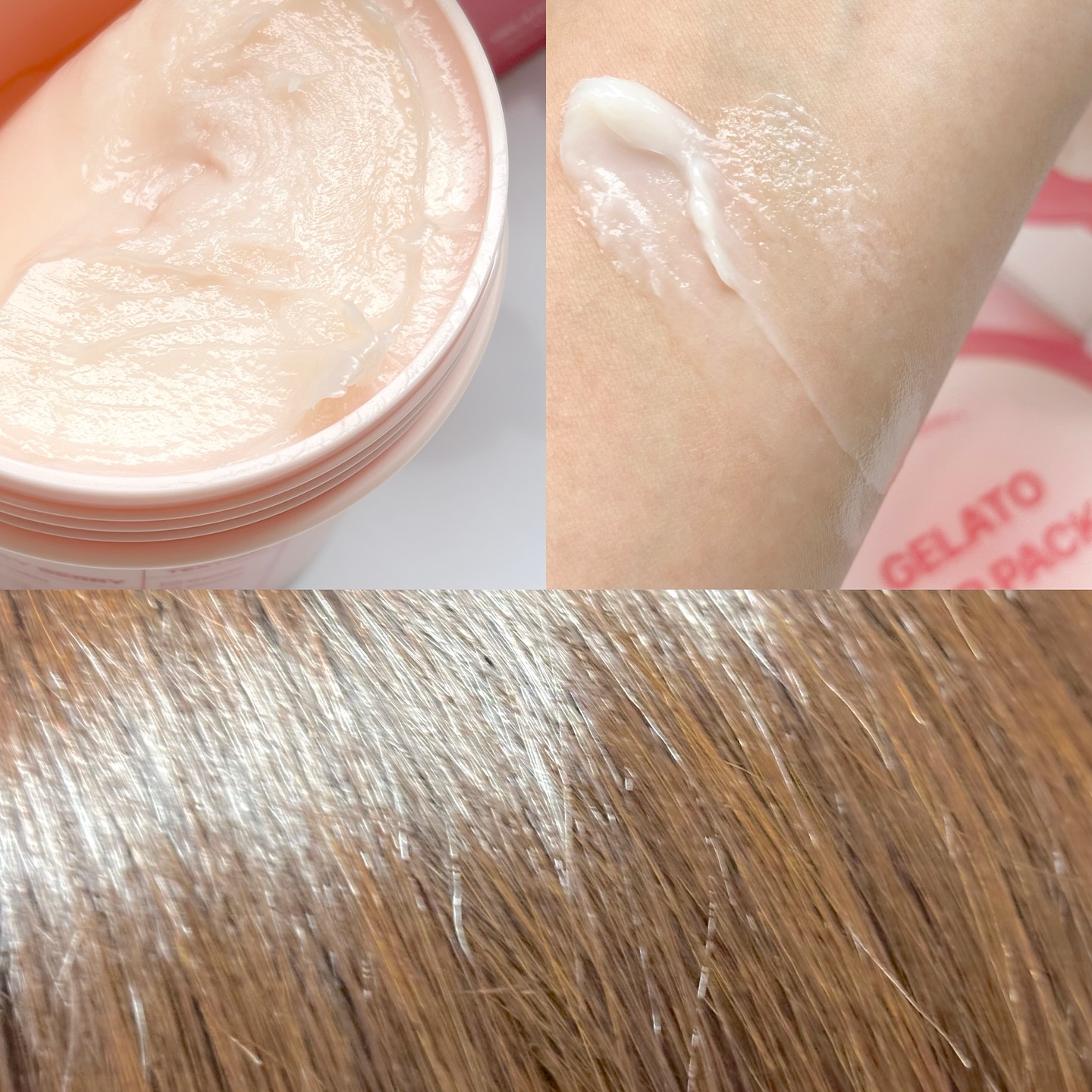 リペアターンジェラートヘアパック バウンシーベリー/リリーイブ/洗い流すヘアトリートメントを使ったクチコミ（3枚目）