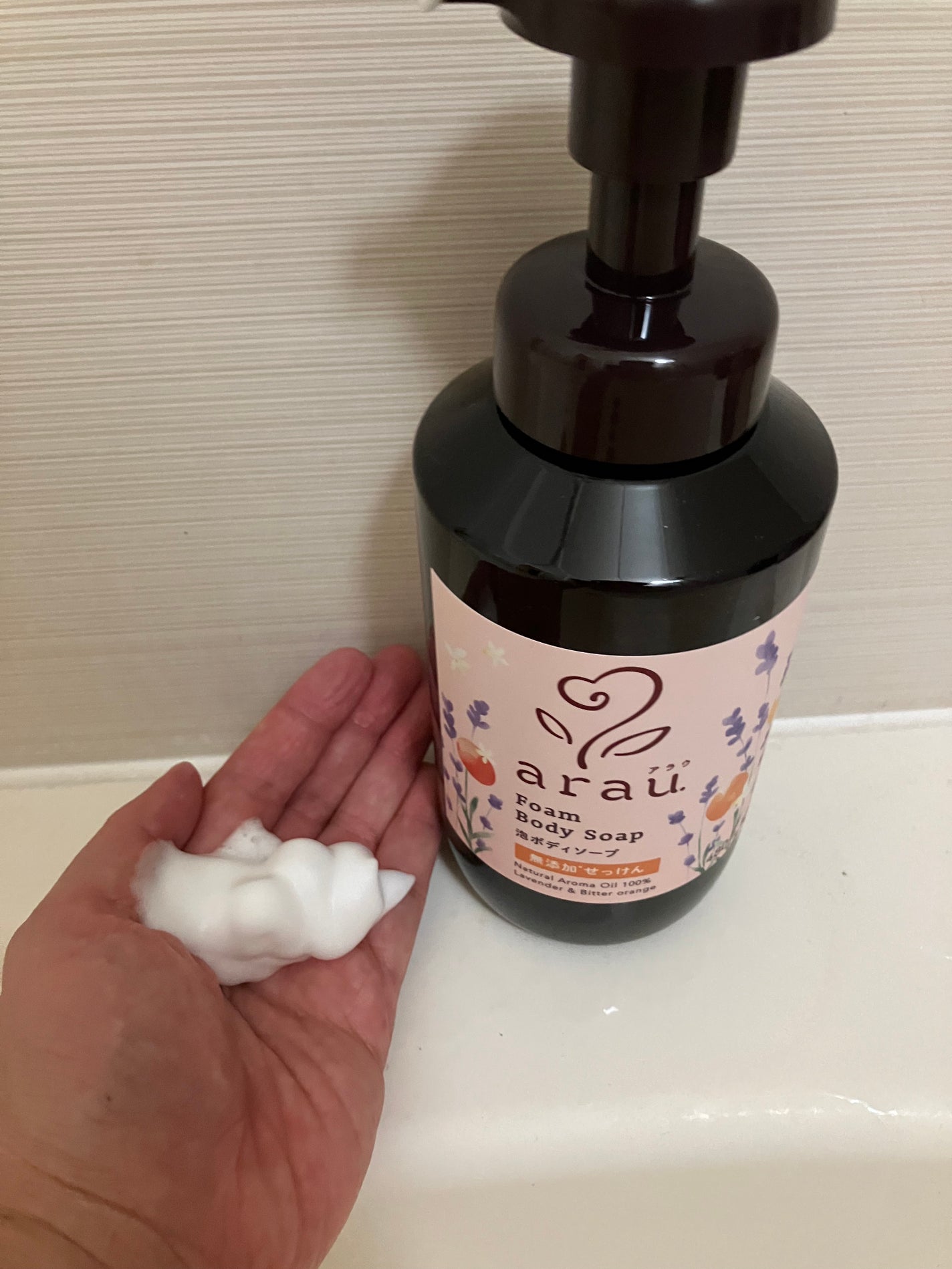 泡ボディソープ/arau.(アラウ)/ボディソープを使ったクチコミ(2枚目)