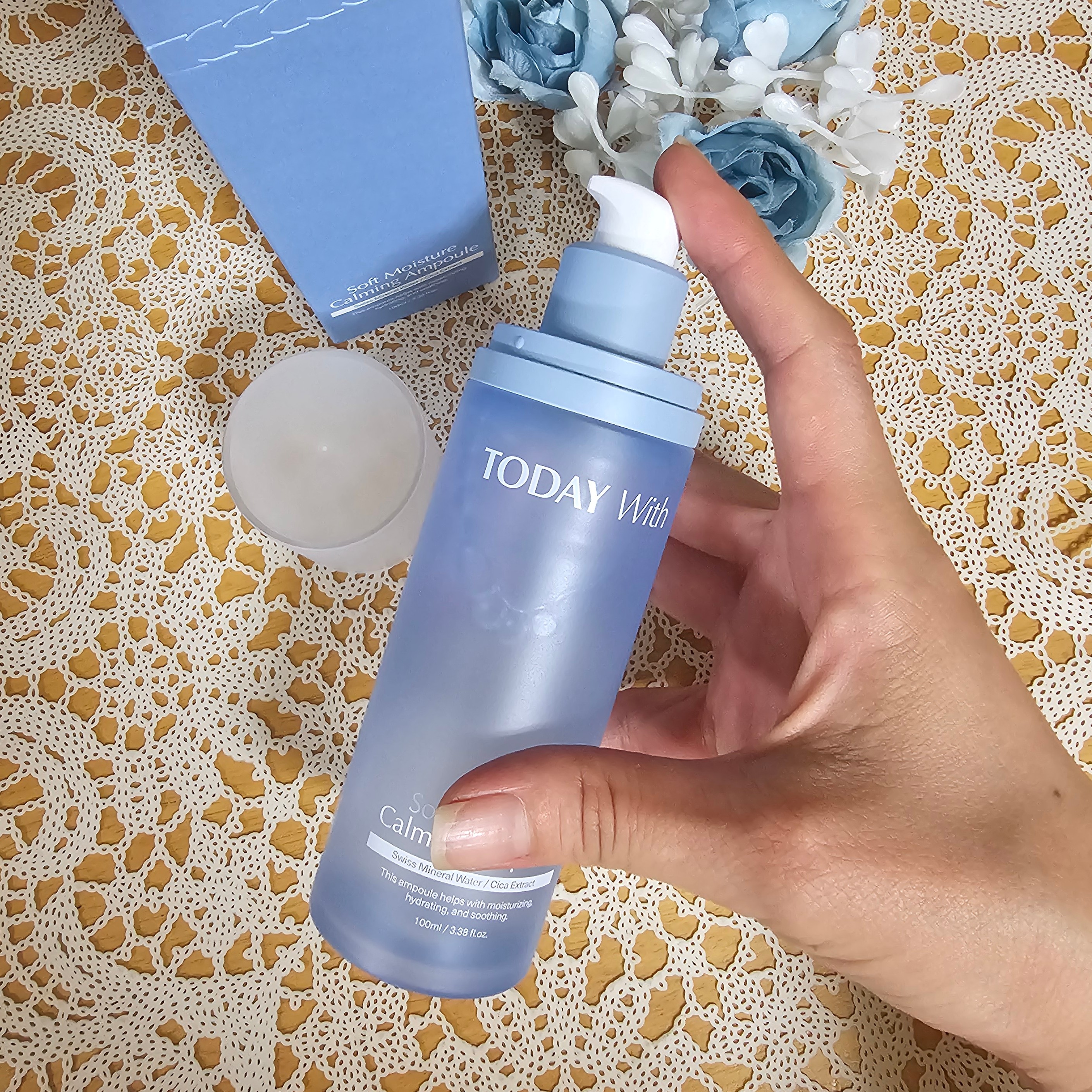 ソフトモイスチャーカーミングアンプル/TODAY With/美容液を使ったクチコミ（3枚目）