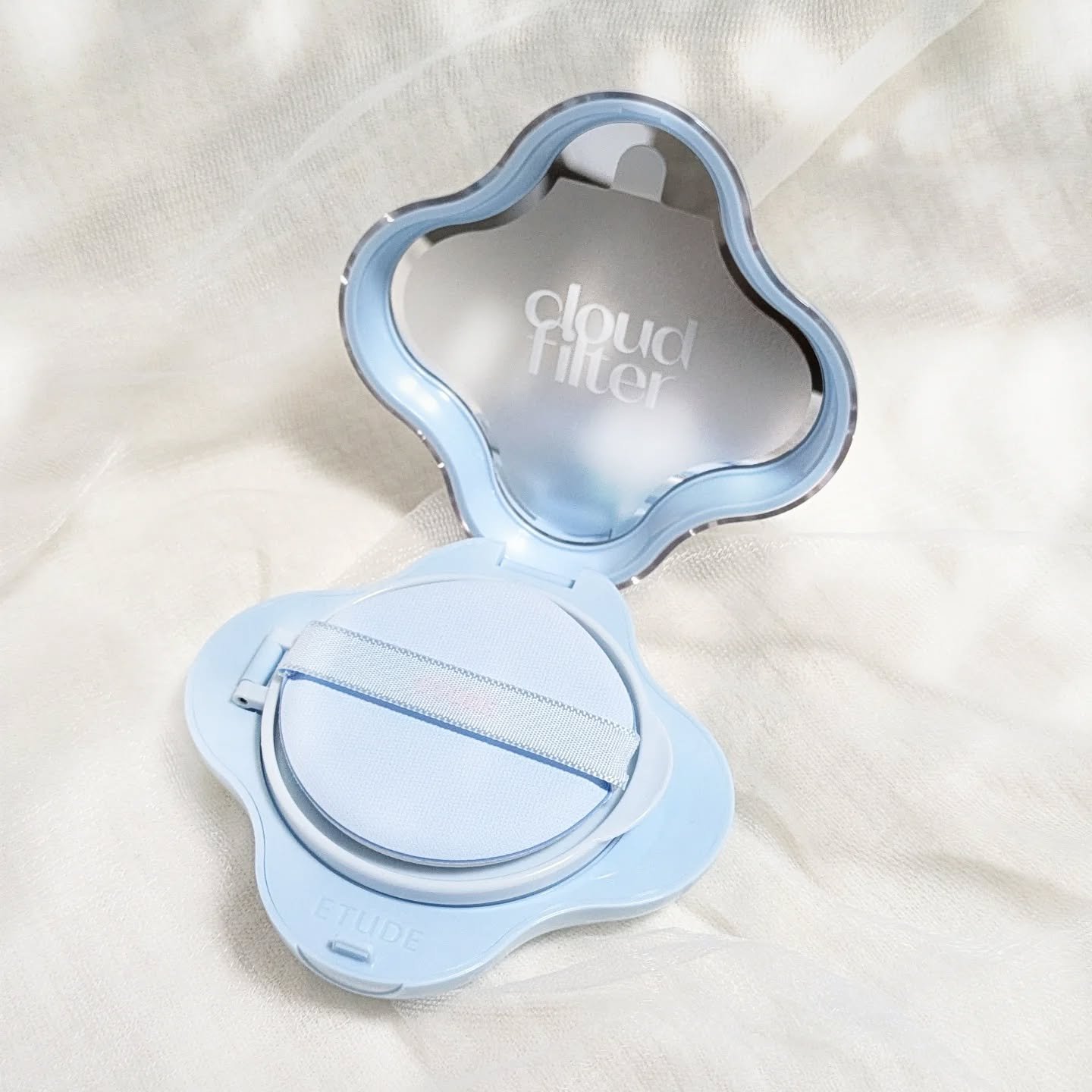 クラウドフィルタークッション/ETUDE/クッションファンデーションを使ったクチコミ（3枚目）