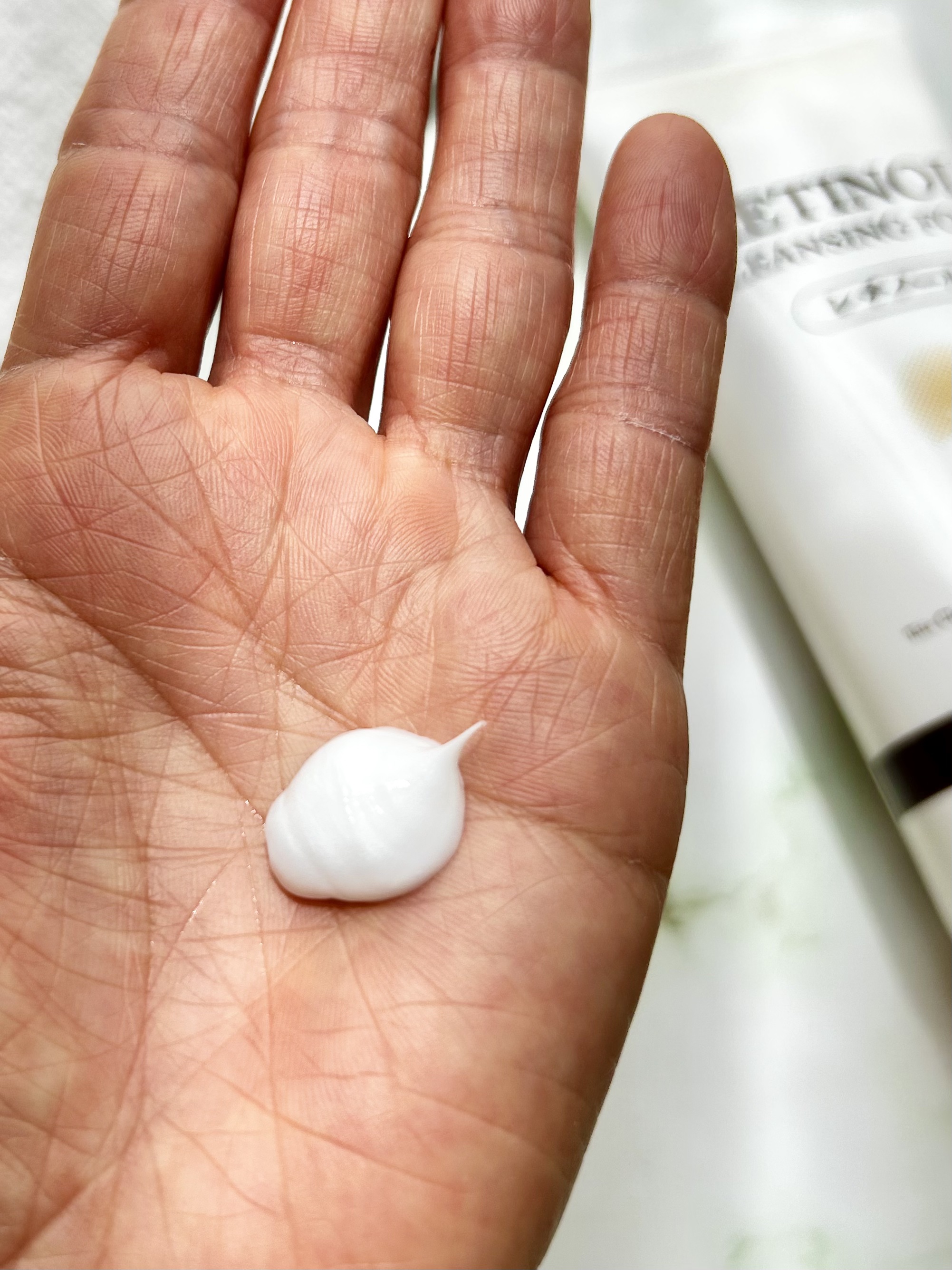 プラチナレーベル　レチノール(＊2)配合クレンジング洗顔/プラチナレーベル/洗顔フォームを使ったクチコミ（3枚目）