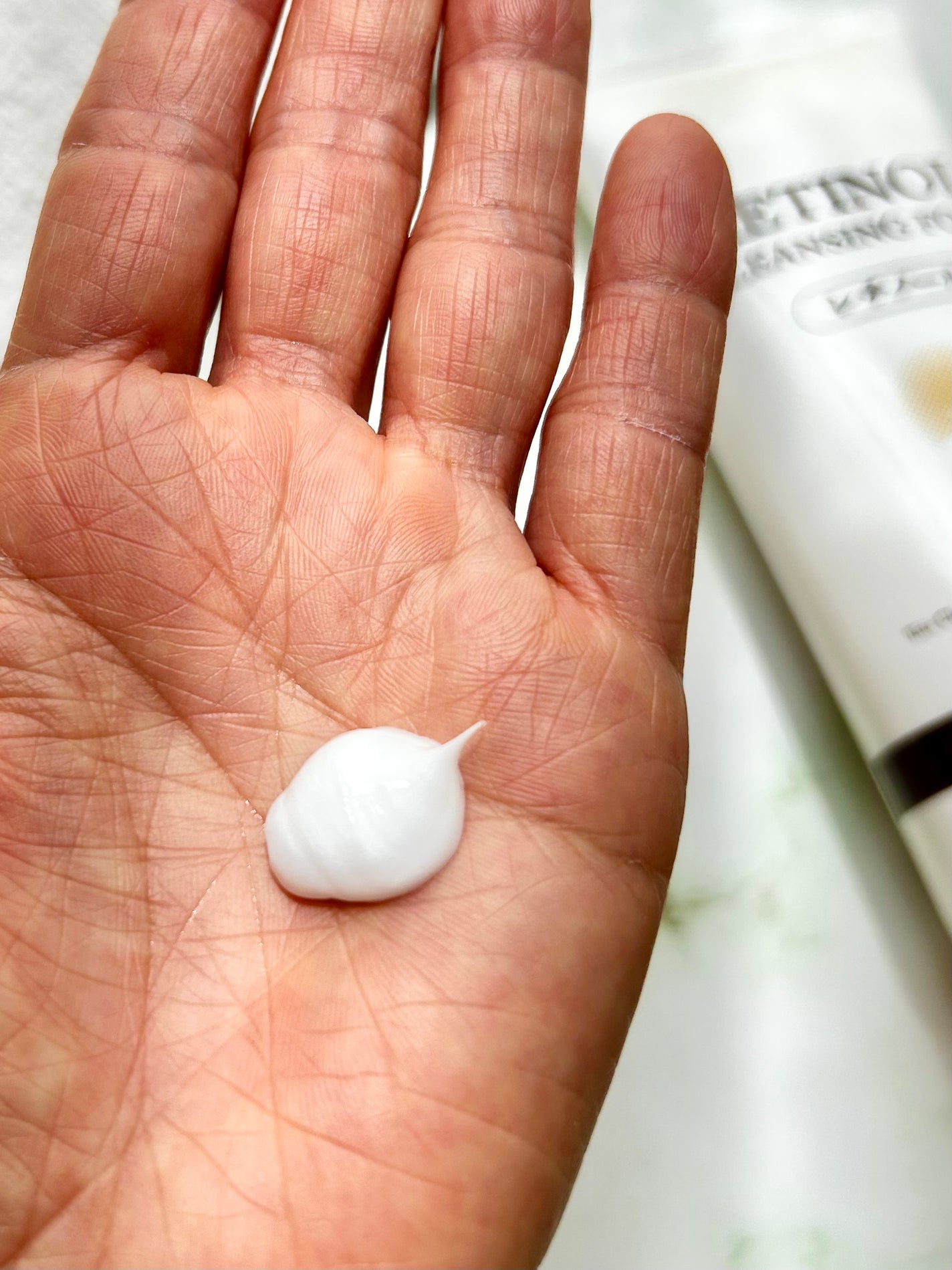 プラチナレーベル レチノール(*2)配合クレンジング洗顔/プラチナレーベル/洗顔フォームを使ったクチコミ(3枚目)