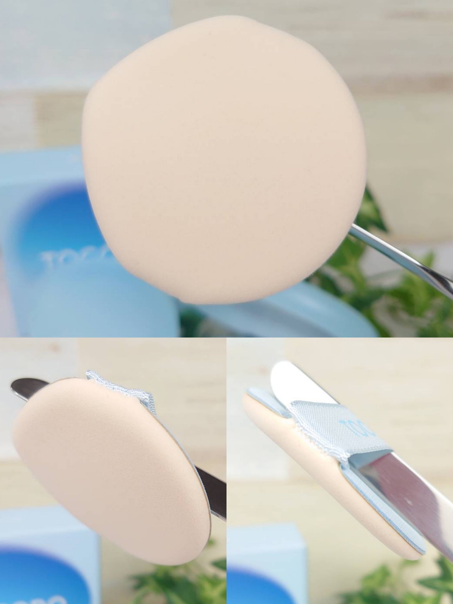 ブラーフィニッシュサンクッション/TOCOBO/日焼け止めパウダーを使ったクチコミ（3枚目）