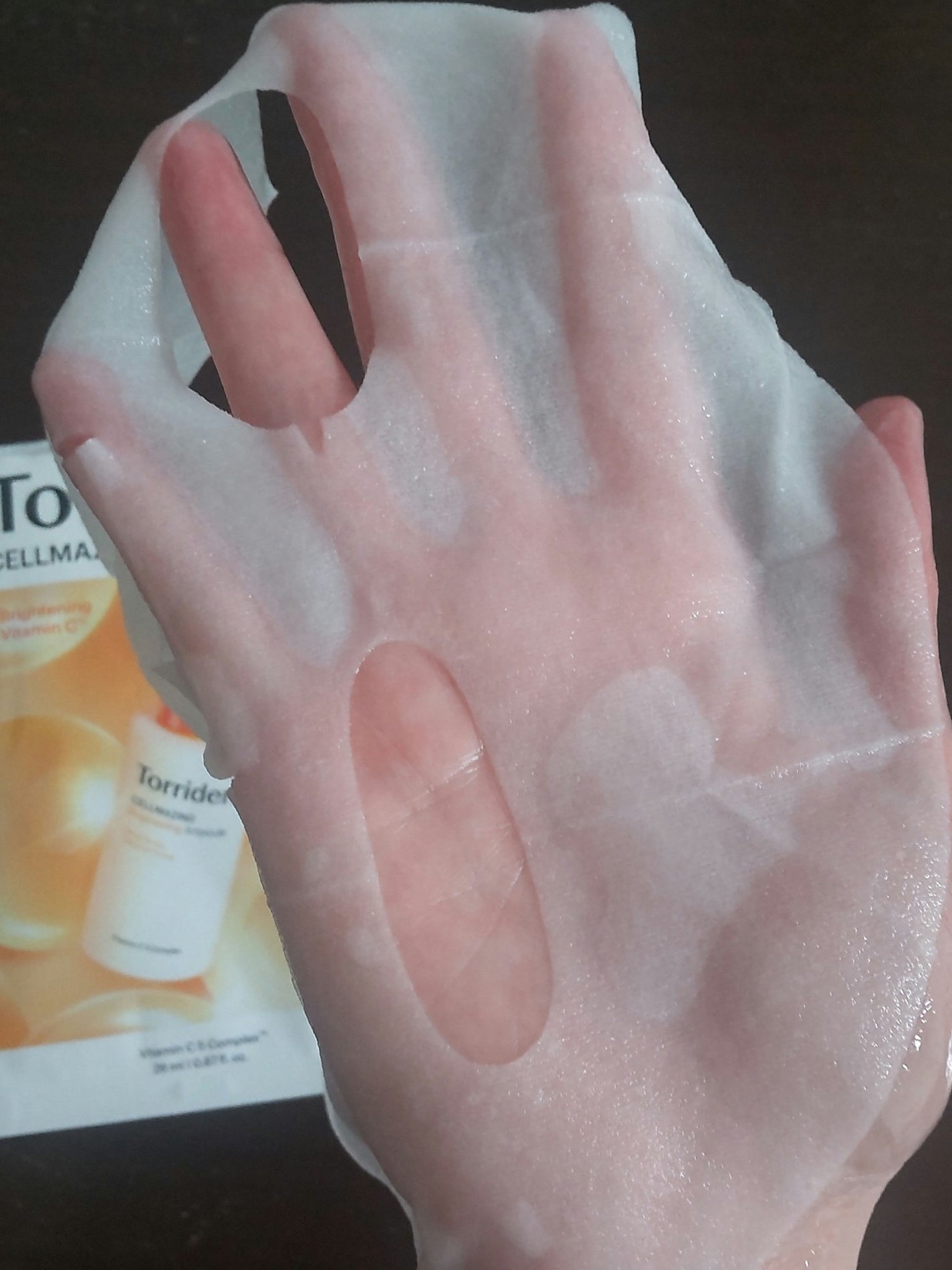 セルメイジング ビタC ブライトニングマスク/Torriden/シートマスク・パックを使ったクチコミ(3枚目)