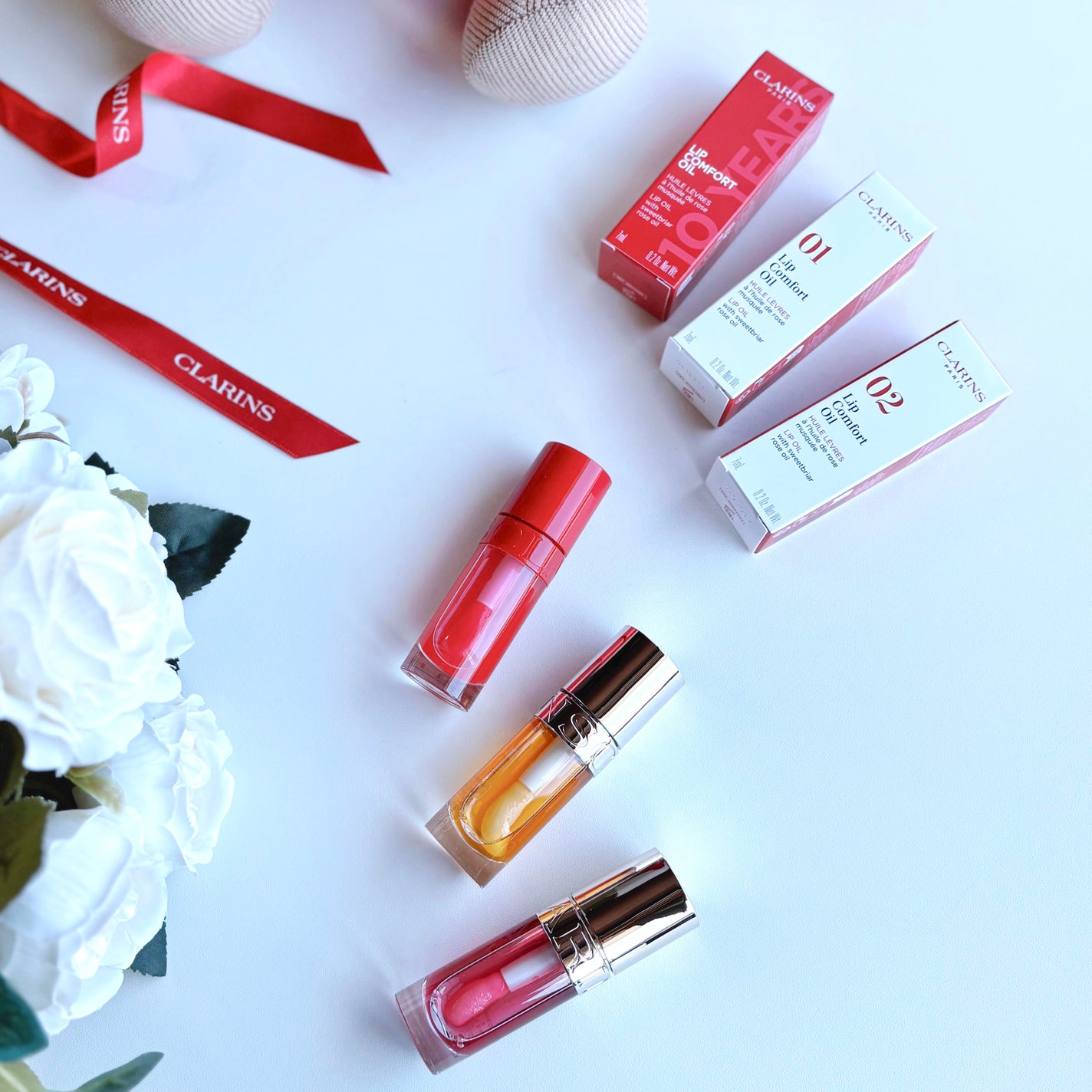 リップコンフォートオイル/CLARINS/リップグロスを使ったクチコミ(3枚目)