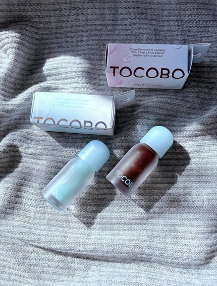 ジューシーベリープランピングリップオイル/TOCOBO/リップグロスを使ったクチコミ(4枚目)