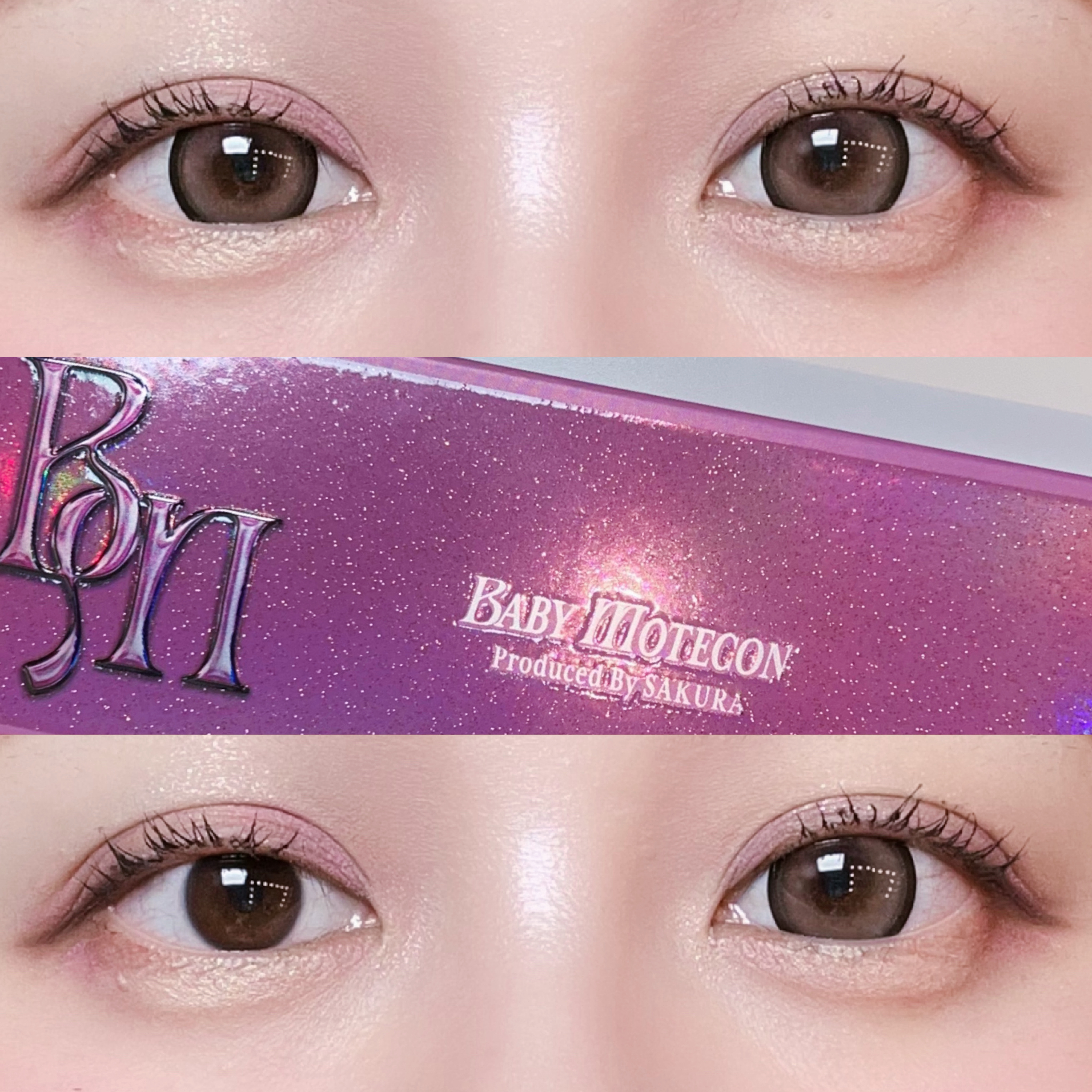 BABY MOTECON Produced By SAKURA/モテコン/ワンデー（１DAY）カラコンを使ったクチコミ（1枚目）