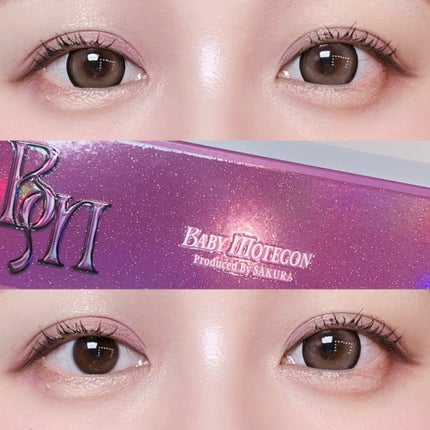 BABY MOTECON Produced By SAKURA/モテコン/ワンデー(1DAY)カラコンを使ったクチコミ(1枚目)