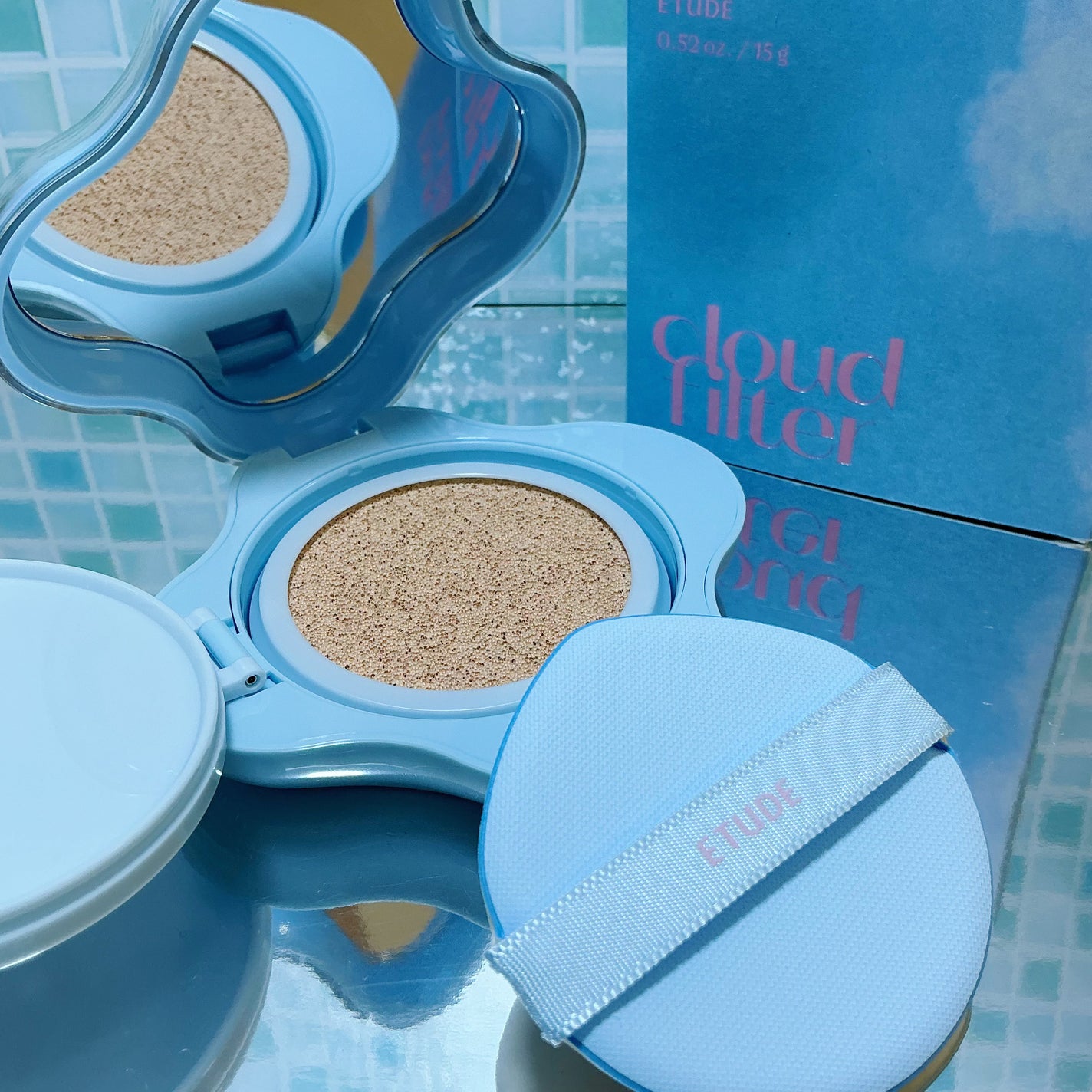 クラウドフィルタークッション/ETUDE/クッションファンデーションを使ったクチコミ(1枚目)