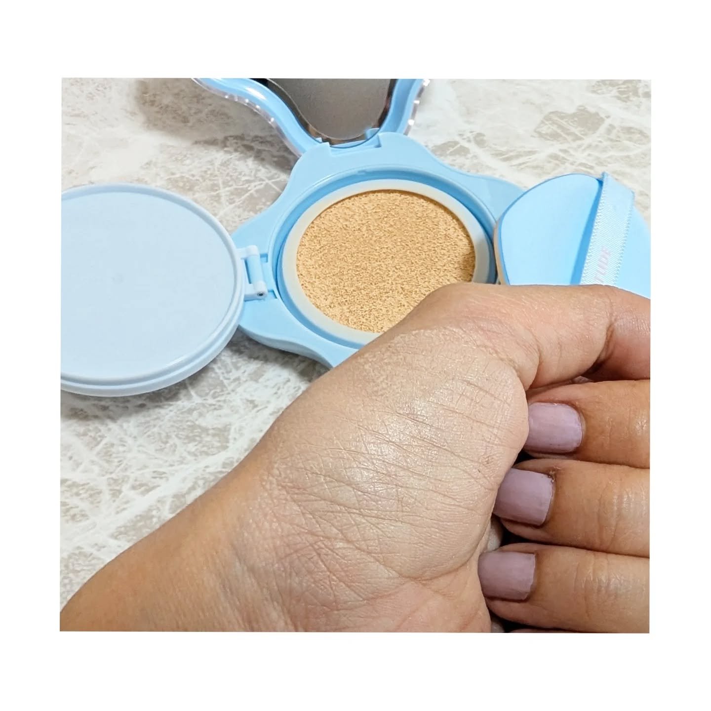 クラウドフィルタークッション/ETUDE/クッションファンデーションを使ったクチコミ（3枚目）