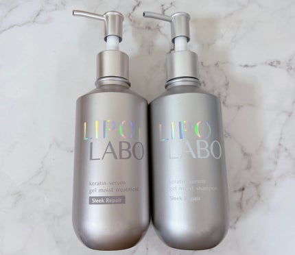 リポ ラボ ケラチンセラム ジェルモイスト シャンプー /トリートメントスリークリペア*/LIPO LABO/市販シャンプーを使ったクチコミ(3枚目)