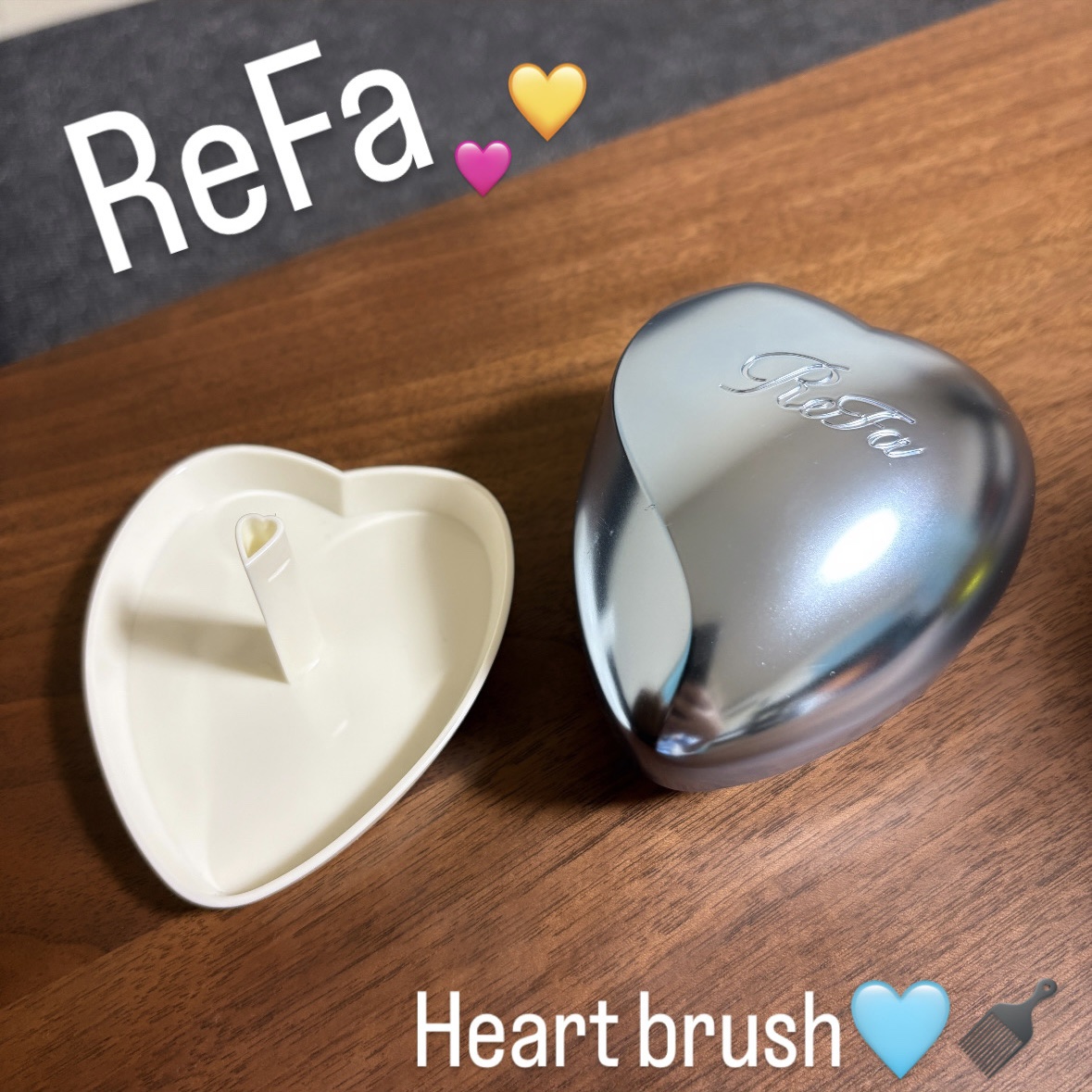 リファ ハートブラシ Silver Sky（シルバースカイ）/ReFa/頭皮ケアを使ったクチコミ（1枚目）