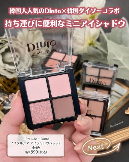 プレリュード・ディント ノスタルジア アイシャドウパレット/Dinto/アイシャドウパレットを使ったクチコミ(2枚目)
