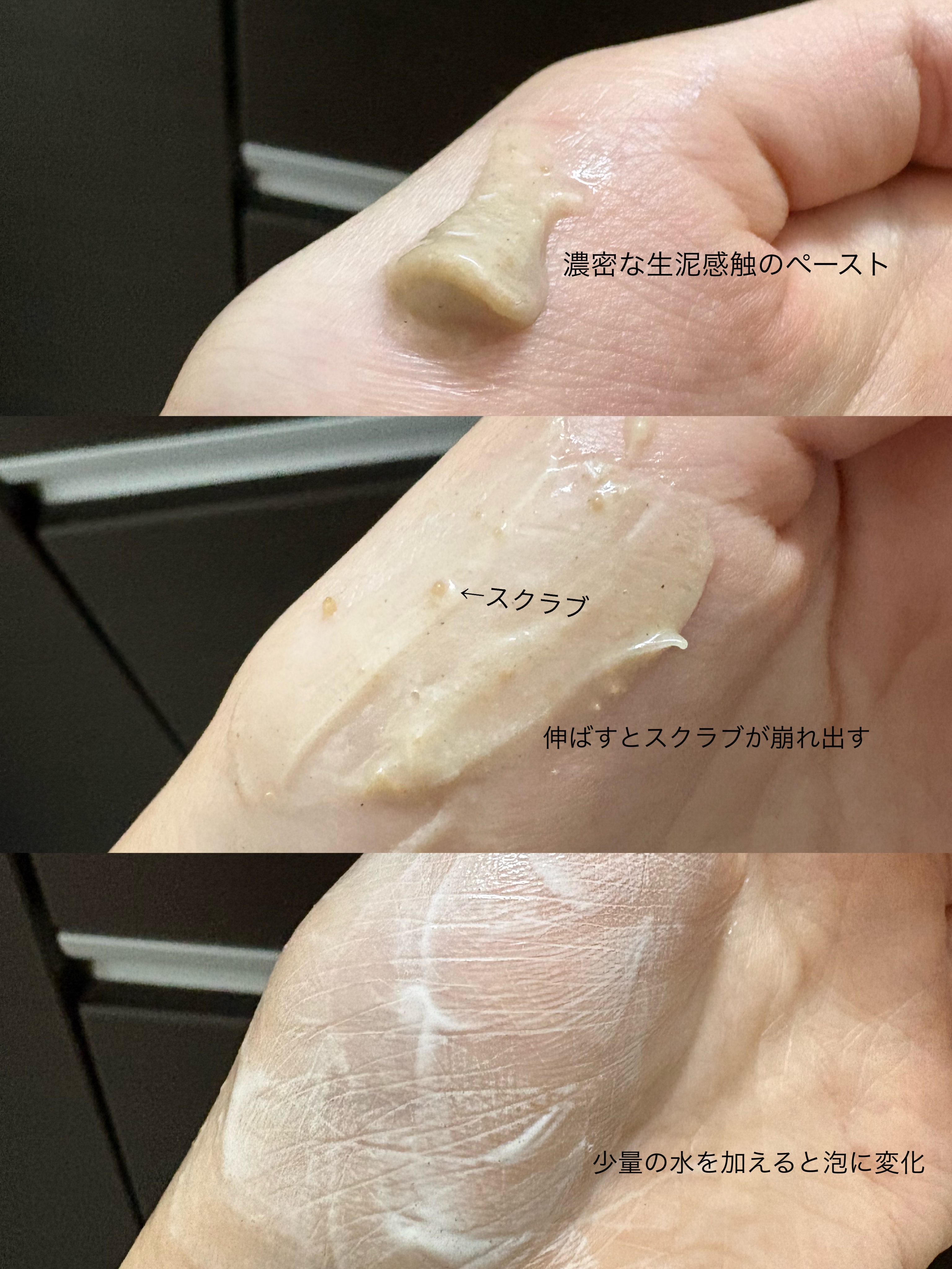 スクラビング　マッド　ウォッシュ/KANEBO/洗顔フォームを使ったクチコミ（2枚目）