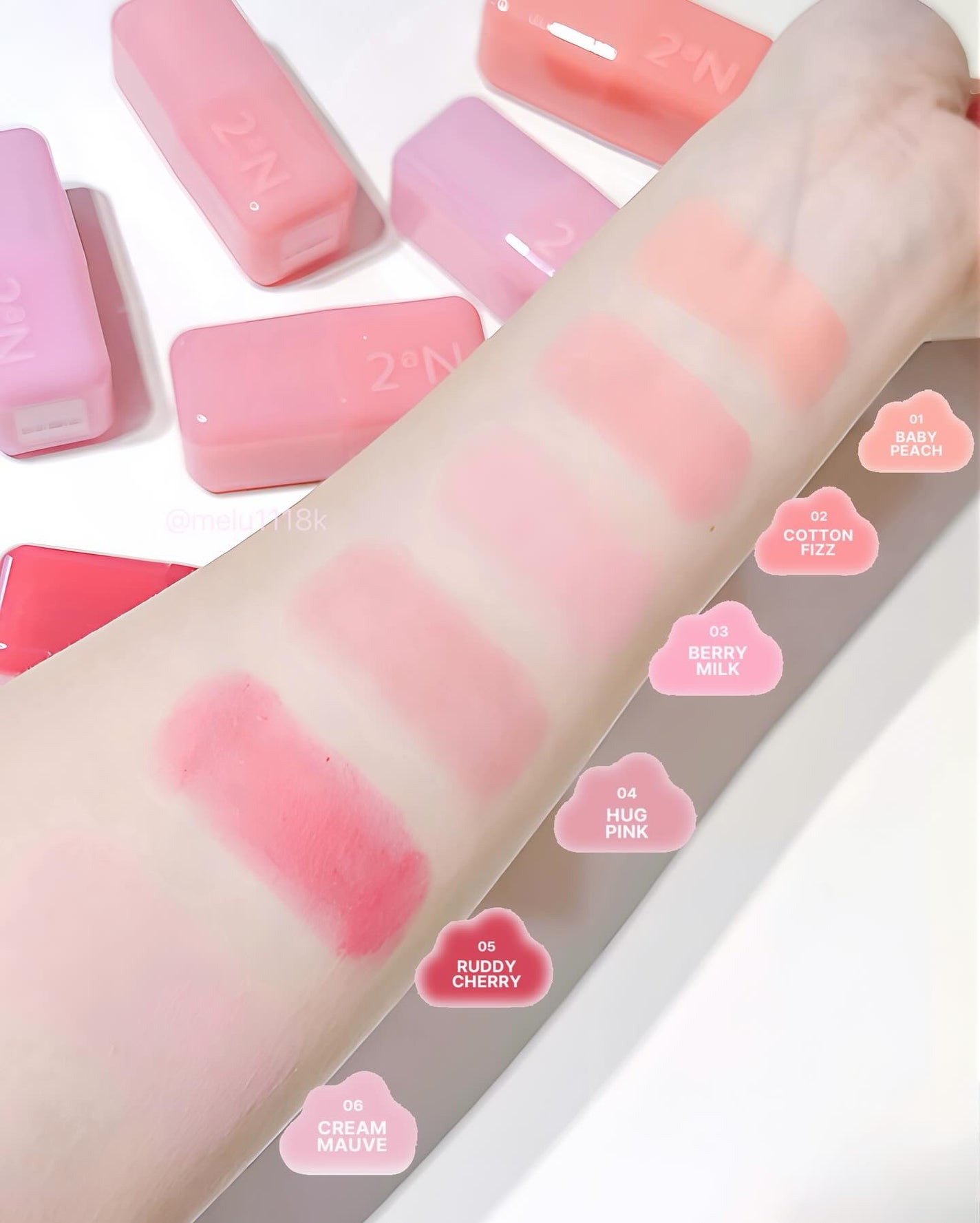 ポケットコットンブラーリングスティック/2aN/ジェル・クリームチークを使ったクチコミ(3枚目)