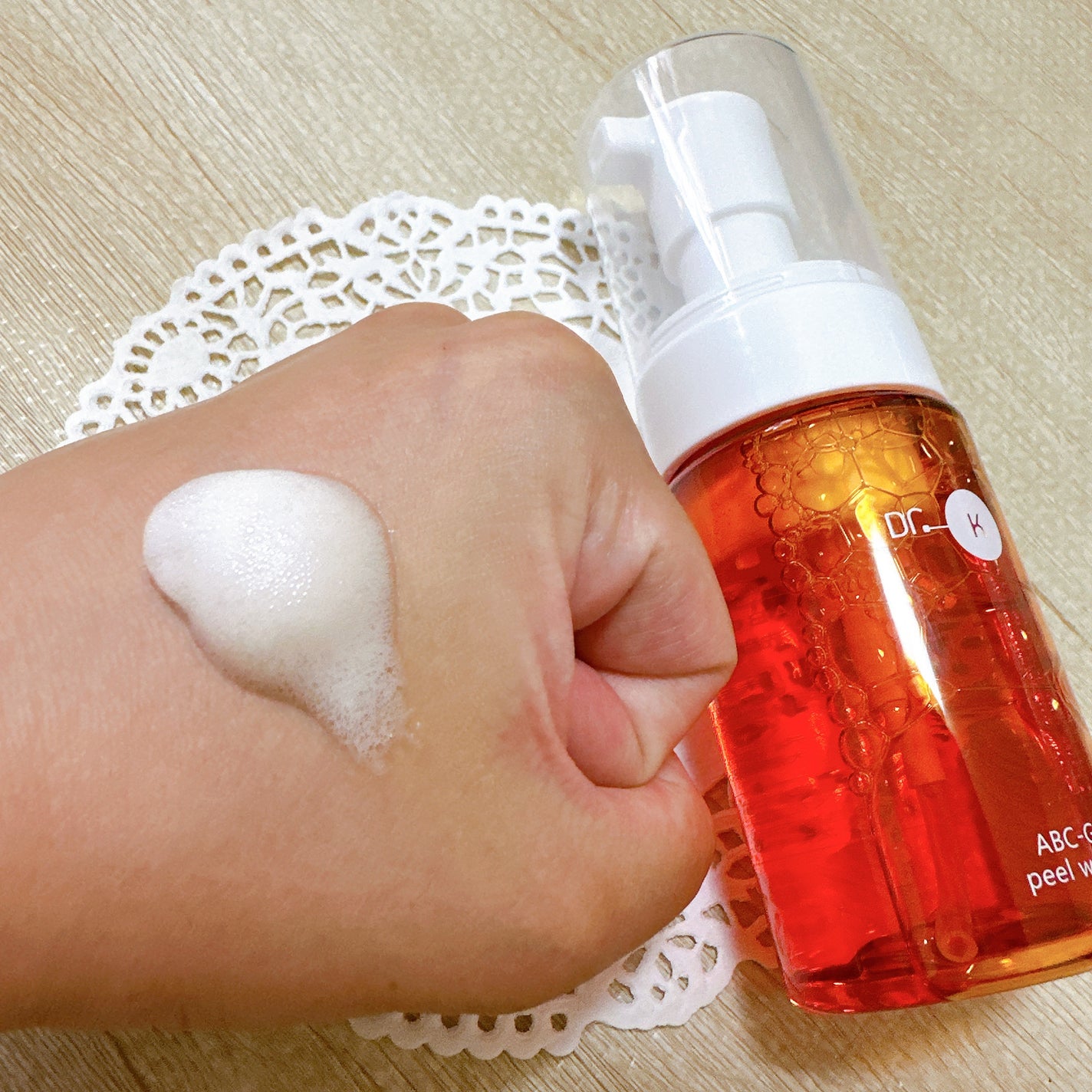 ABC-Gピールウォッシュ/ドクターケイ/泡洗顔を使ったクチコミ(5枚目)