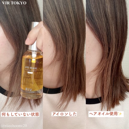 DUAL ESSENCE HAIR OIL/VIR TOKYO/ヘアオイルを使ったクチコミ(2枚目)