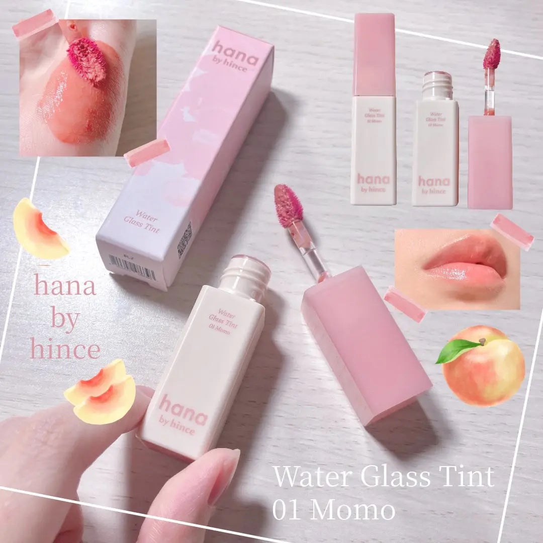 ウォーターグラスティント/hana by hince/口紅を使ったクチコミ(1枚目)