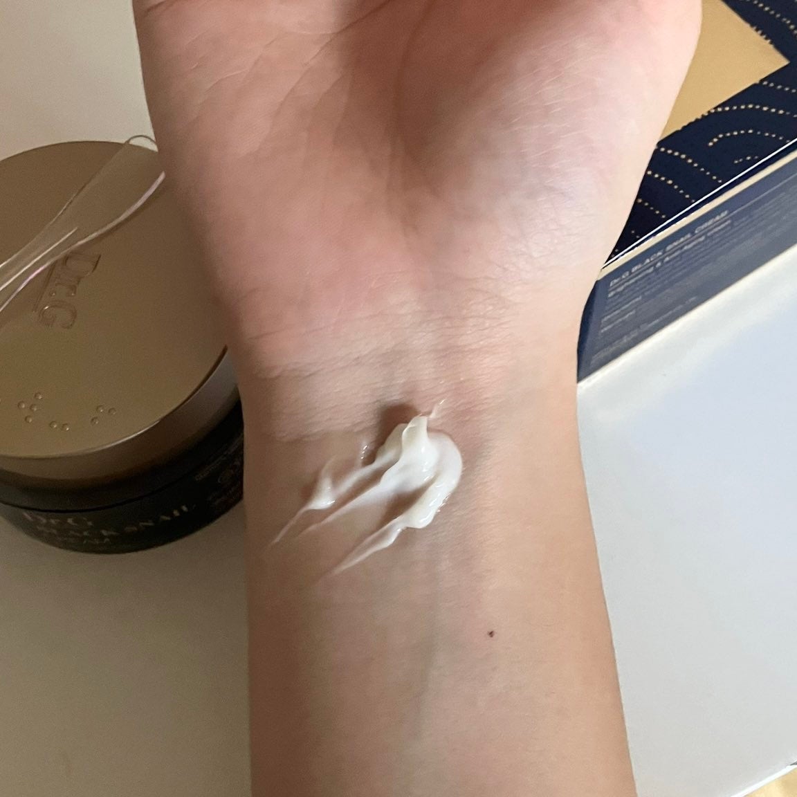 ブラックスネイル クリーム/Dr.G/フェイスクリームを使ったクチコミ(2枚目)