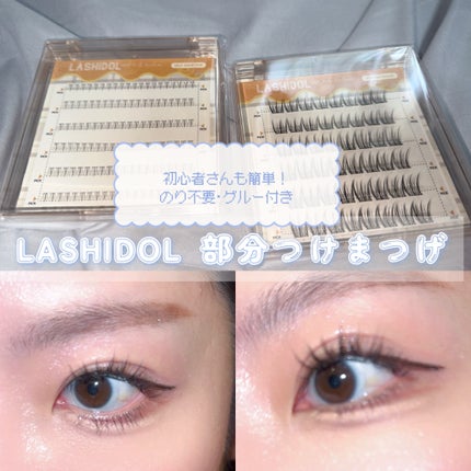 部分つけまつげ/LASHIDOL/つけまつげを使ったクチコミ(1枚目)