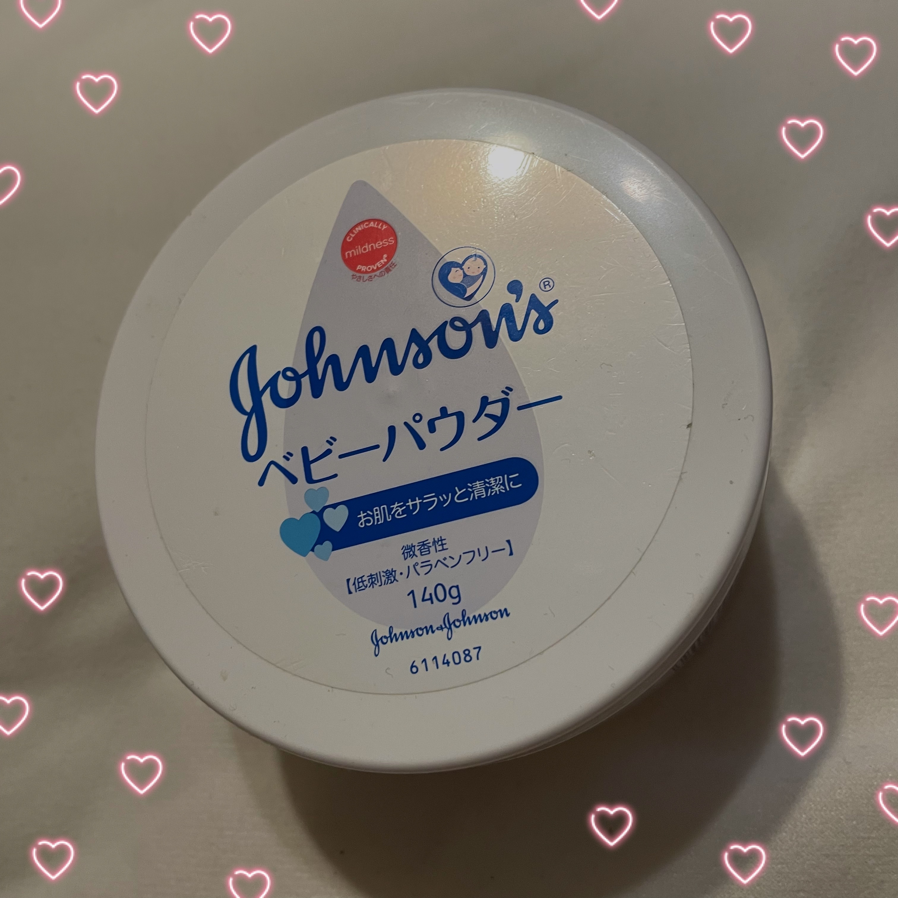 ジョンソン ベビーパウダー/ジョンソンベビー/ボディパウダーを使ったクチコミ（1枚目）