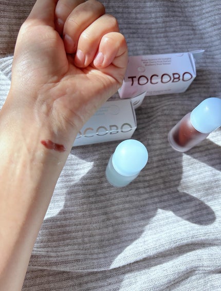 ジューシーベリープランピングリップオイル/TOCOBO/リップグロスを使ったクチコミ(6枚目)