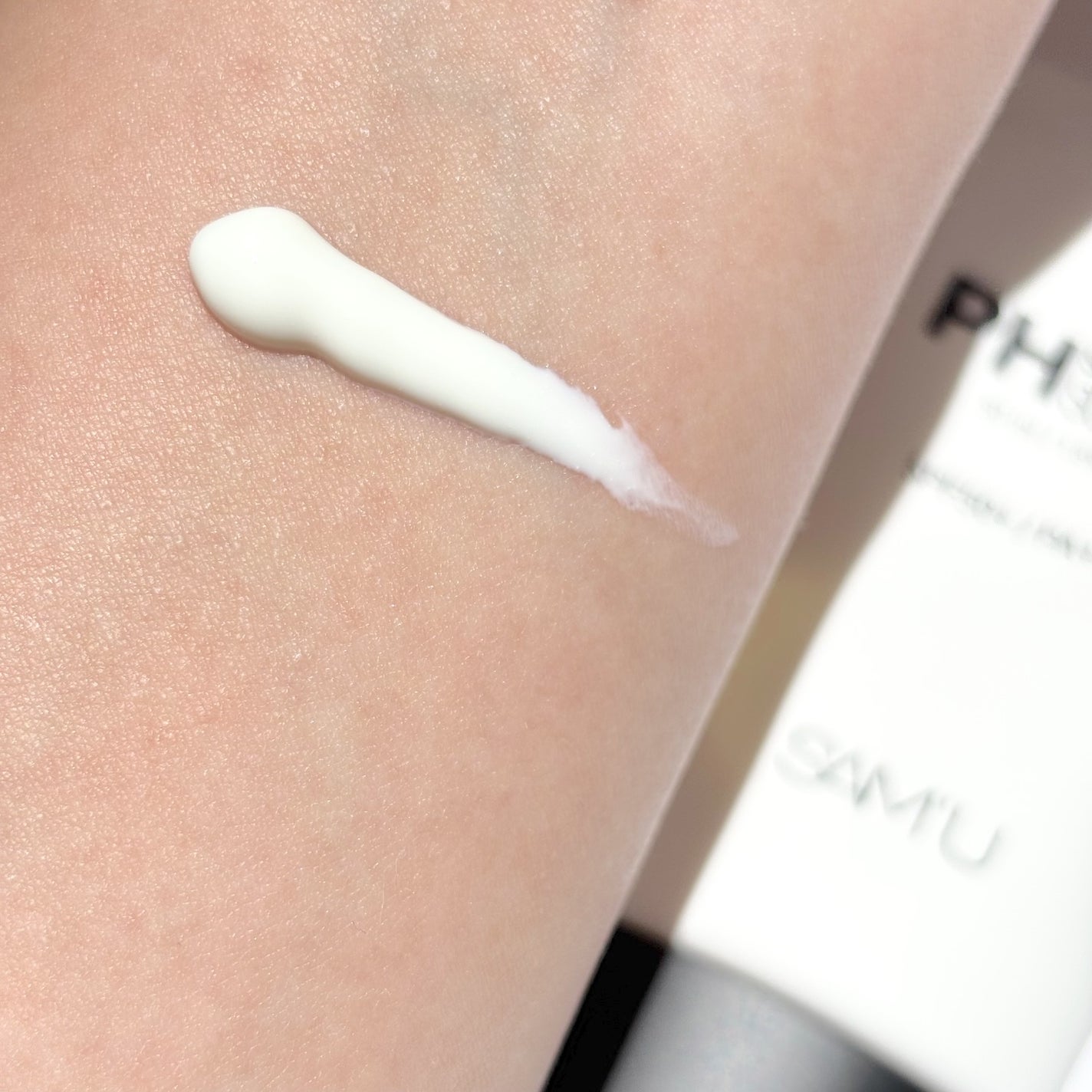 サミュ PHセンシティブサンクリーム/SAM'U/日焼け止めクリームを使ったクチコミ(2枚目)