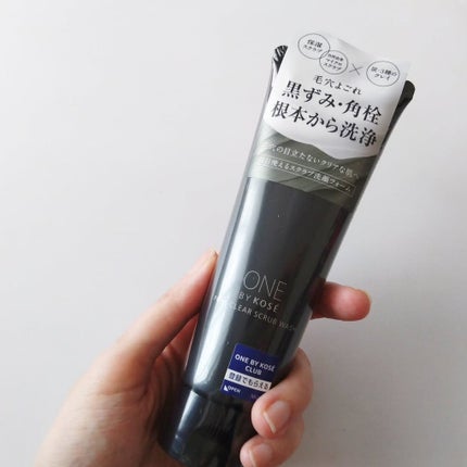 ポアクリア スクラブ ウォッシュ/ONE BY KOSE/洗顔フォームを使ったクチコミ(2枚目)