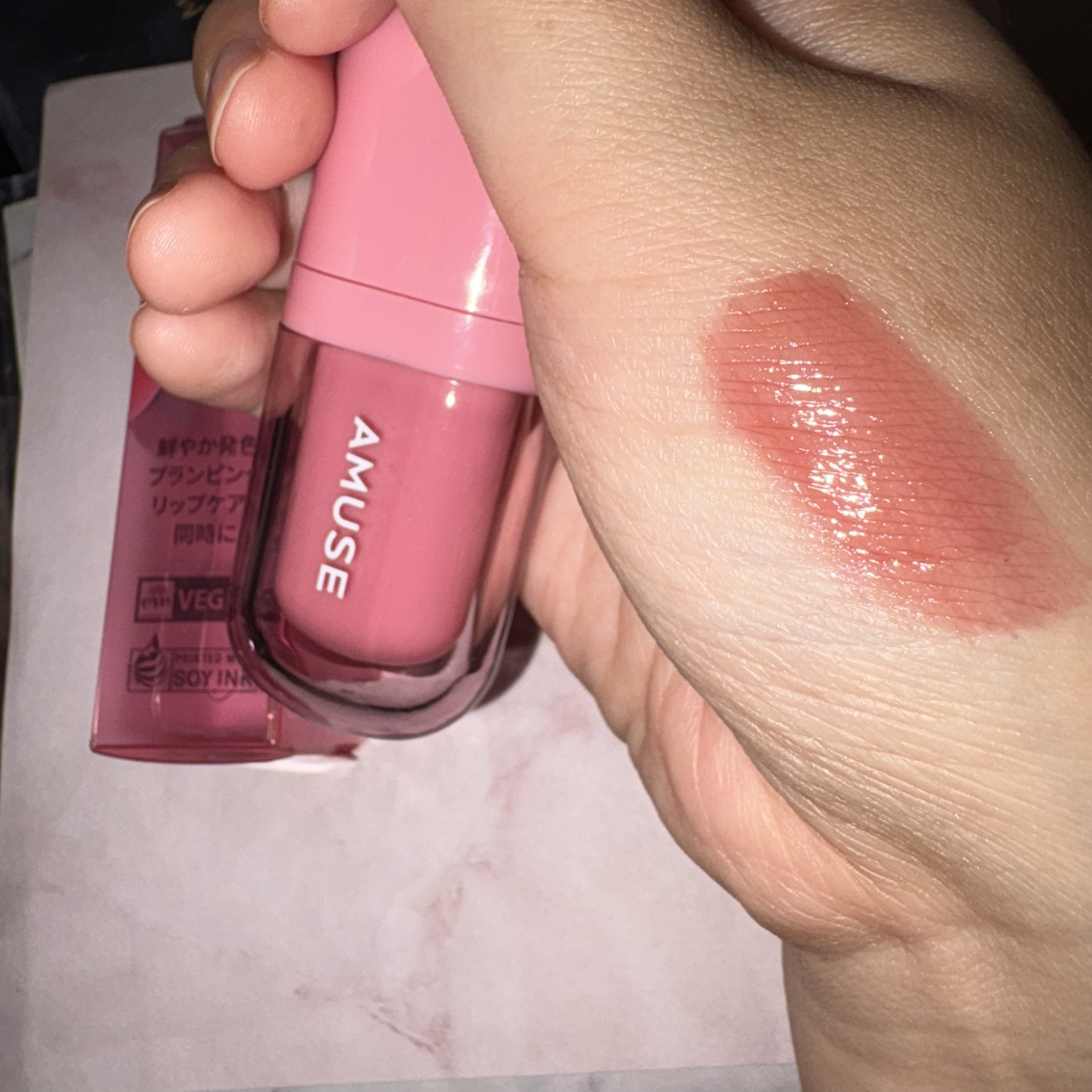 べべティント/AMUSE/リップティントを使ったクチコミ（2枚目）