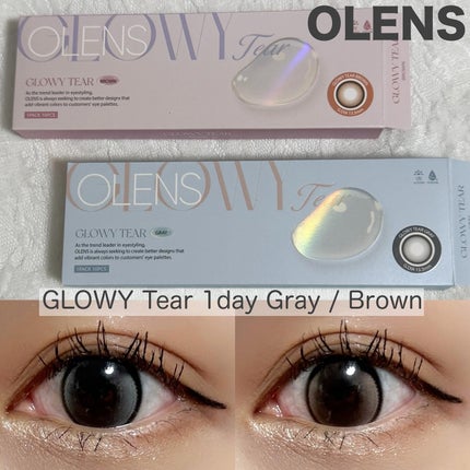Glowy Tear 1day/OLENS/ワンデー(1DAY)カラコンを使ったクチコミ(1枚目)