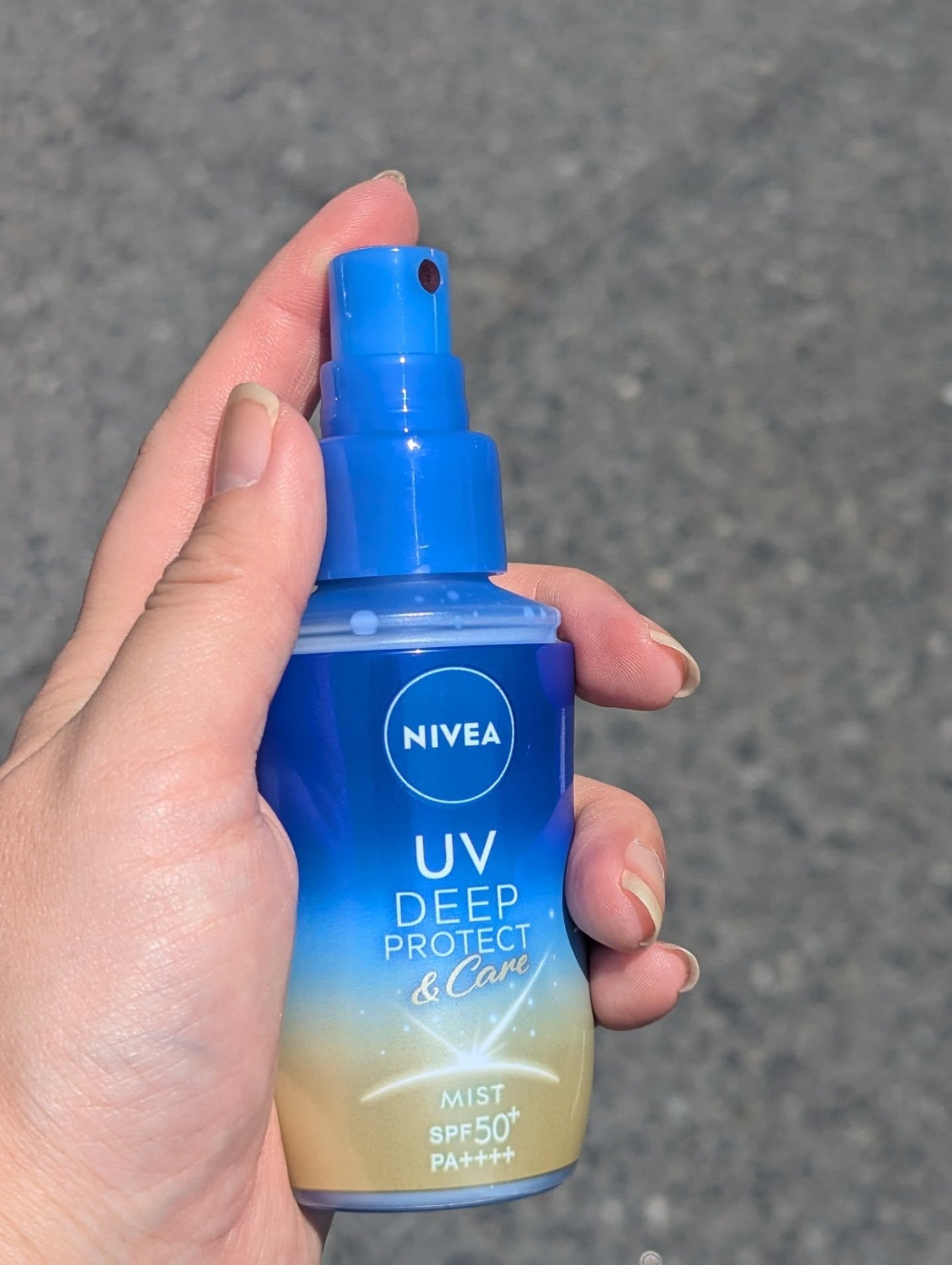 ありがとうこ on LIPS 「ニベアUVディーププロテクト&ケアミルクミスト日焼け止めのUV..」(1枚目)