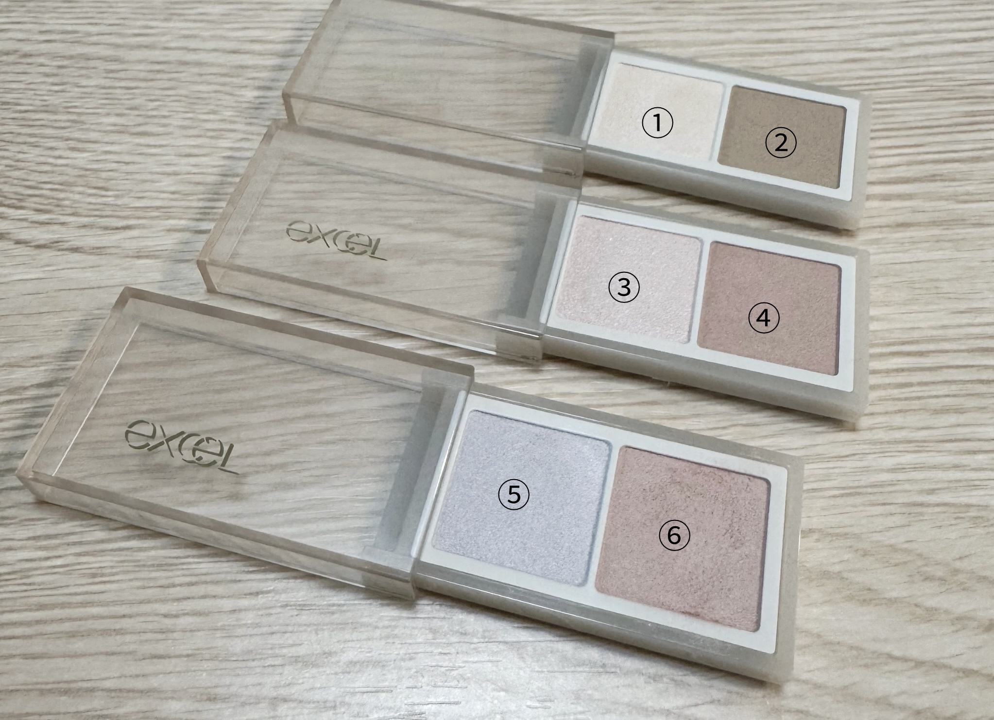 アイニュアンサー/excel/アイシャドウパレットを使ったクチコミ（2枚目）