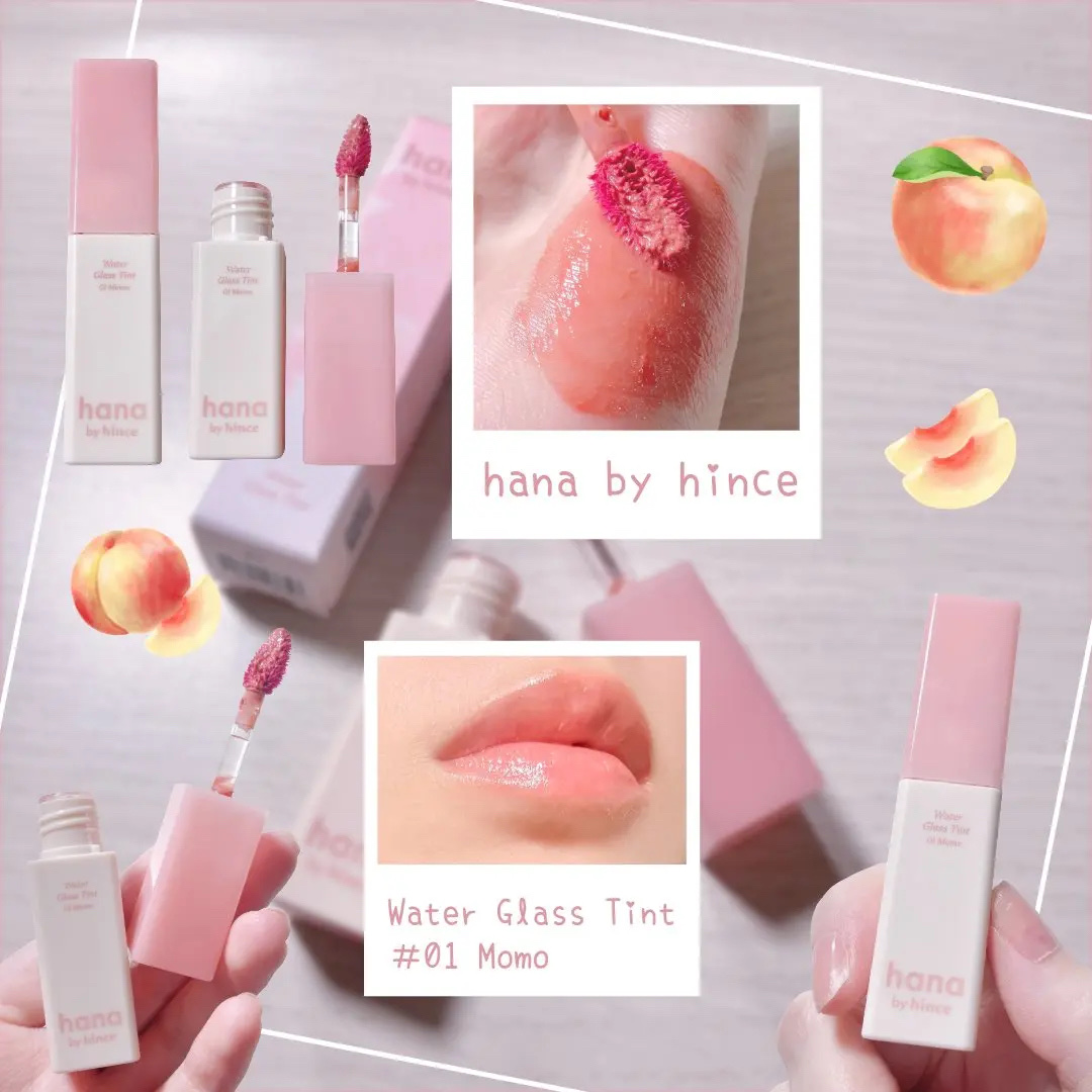 ウォーターグラスティント/hana by hince/口紅を使ったクチコミ（2枚目）