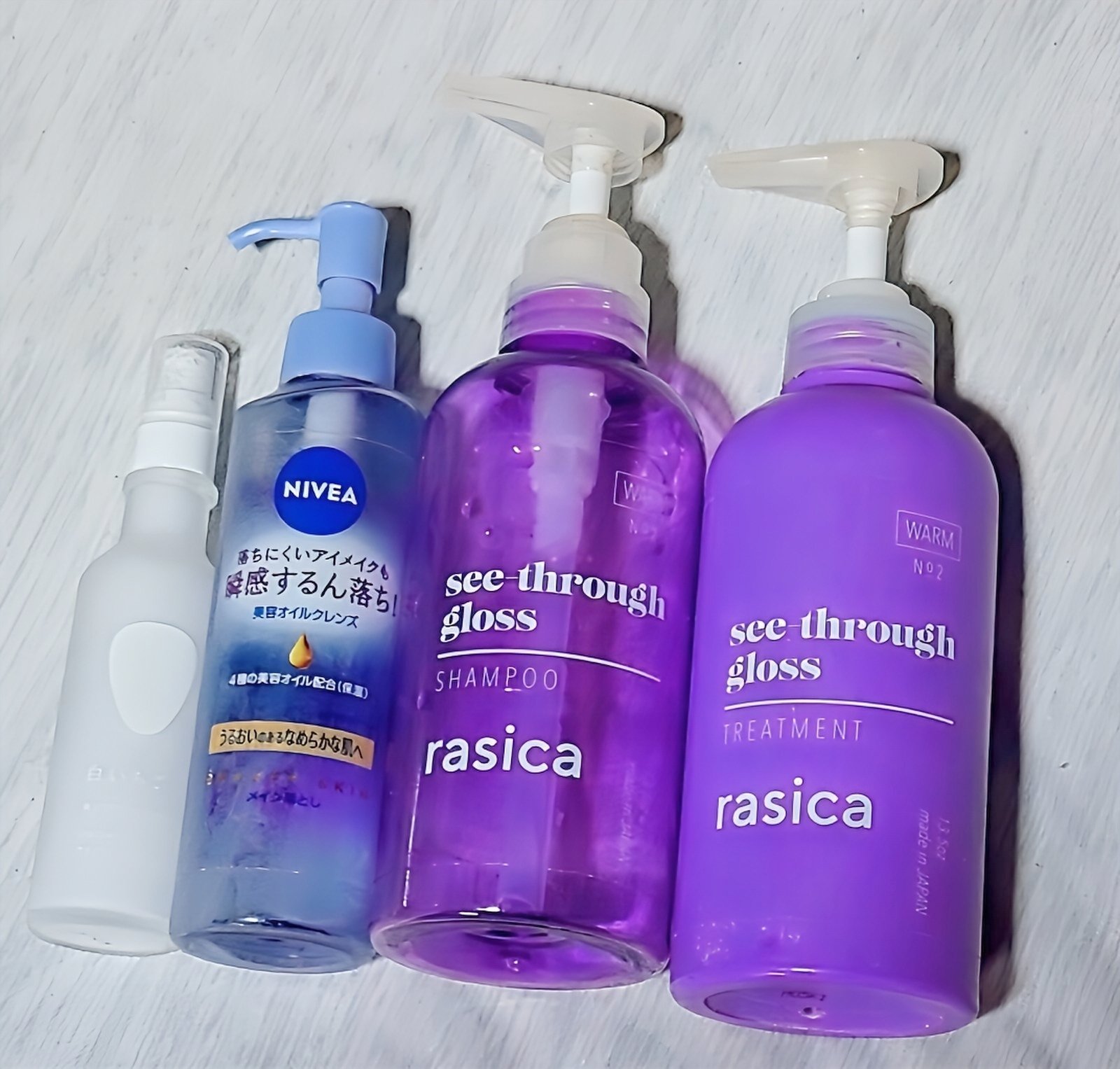 シースルーグロスシャンプー／トリートメント/rasica/市販シャンプーを使ったクチコミ（2枚目）