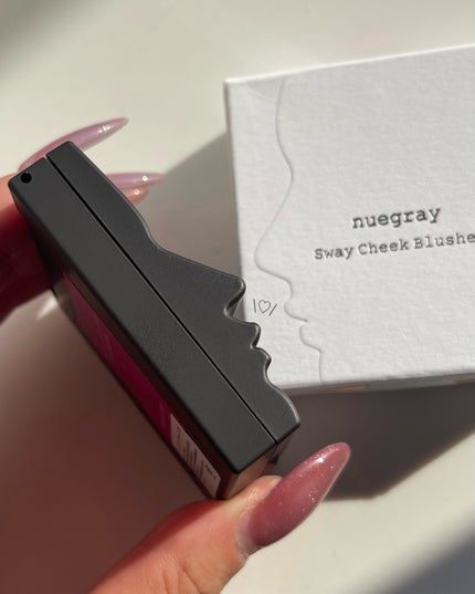 スウェイチークブラッシャー/nuegray/ジェル・クリームチークを使ったクチコミ(6枚目)