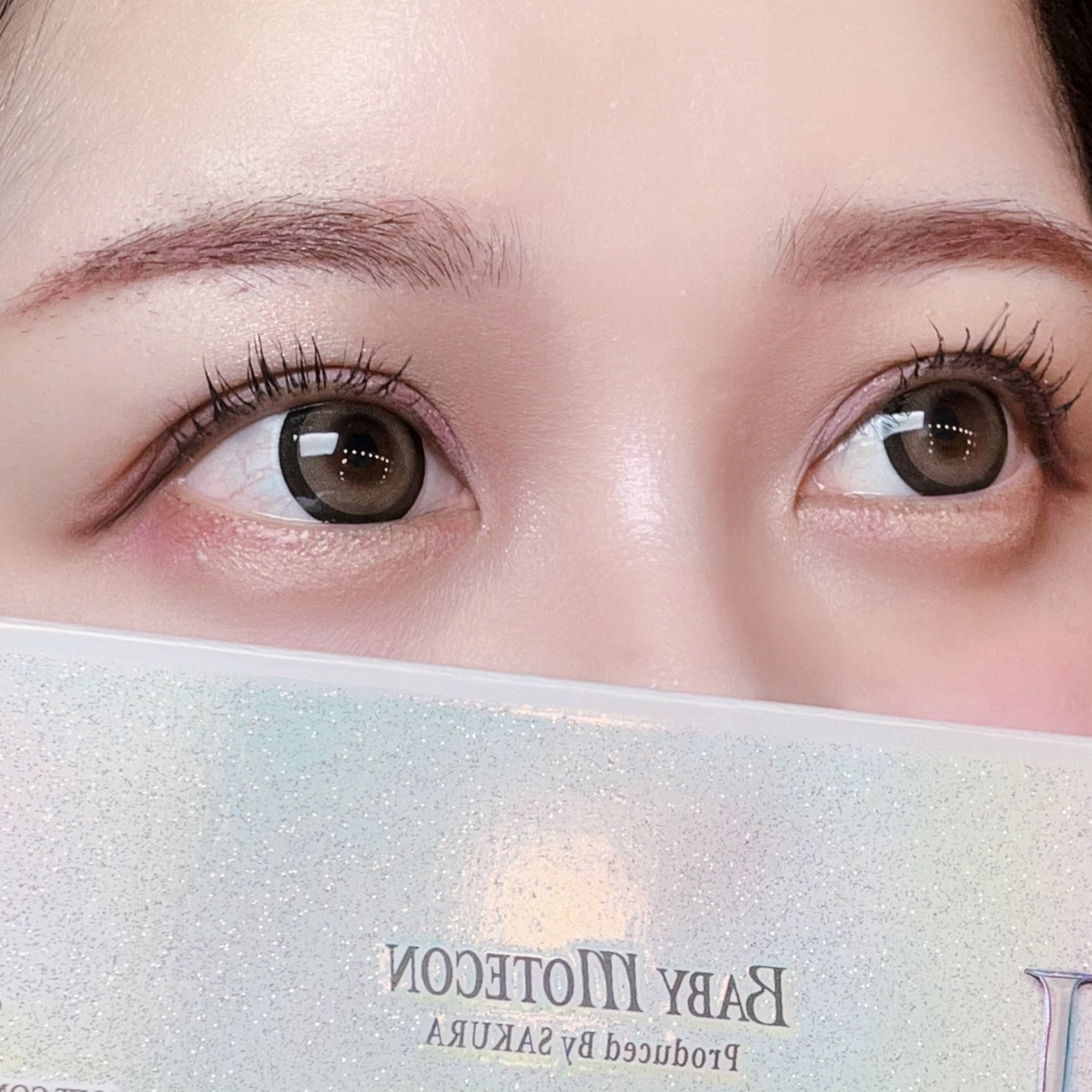 BABY MOTECON Produced By SAKURA/モテコン/ワンデー（１DAY）カラコンを使ったクチコミ（3枚目）