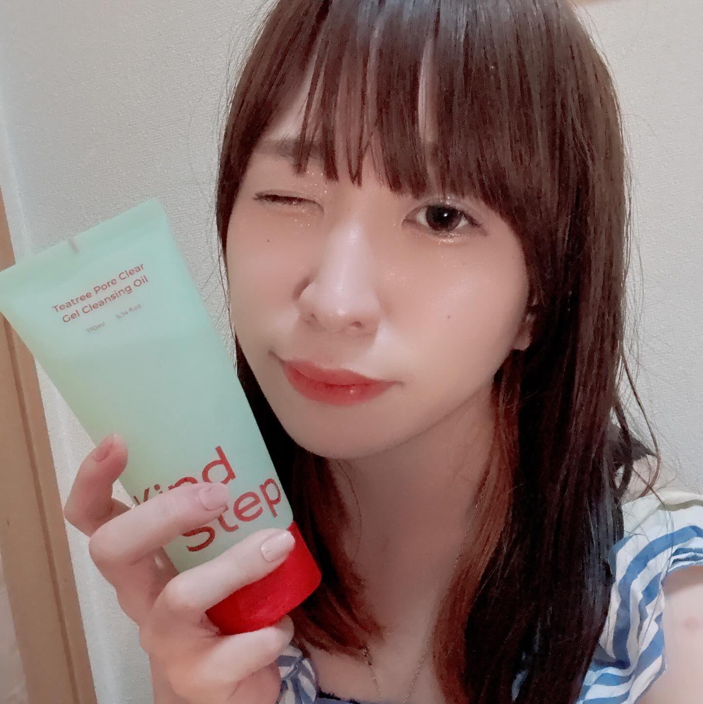 ティーツリージェルクレンジングオイル/KindStep/クレンジングジェルを使ったクチコミ（2枚目）