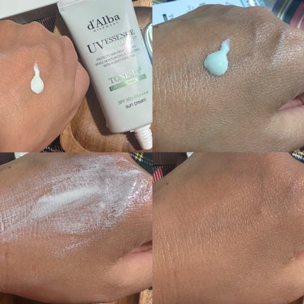 クリーンティーツリーリポソームトーンアップサンクリーム(グリーン)/ダルバ/日焼け止めクリームを使ったクチコミ(2枚目)