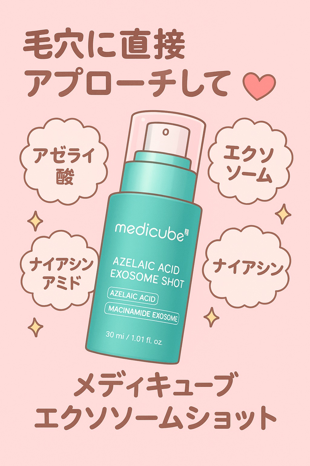 ゼロ1DAYエクソソームショット7500/MEDICUBE/美容液を使ったクチコミ（1枚目）